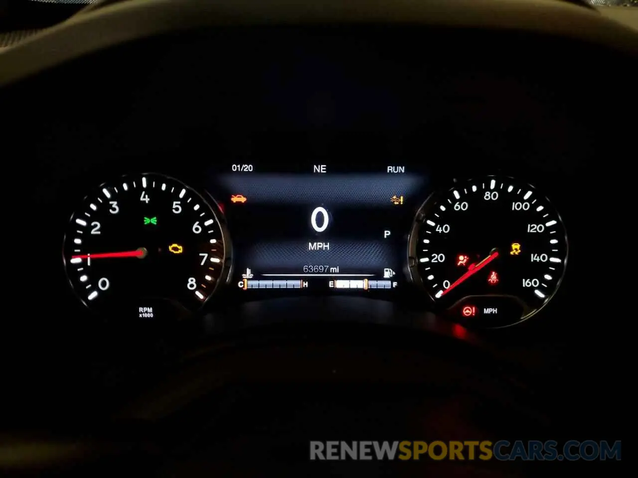 9 Photograph of a damaged car ZACNJDE11PPP10490 JEEP RENEGADE A 2023