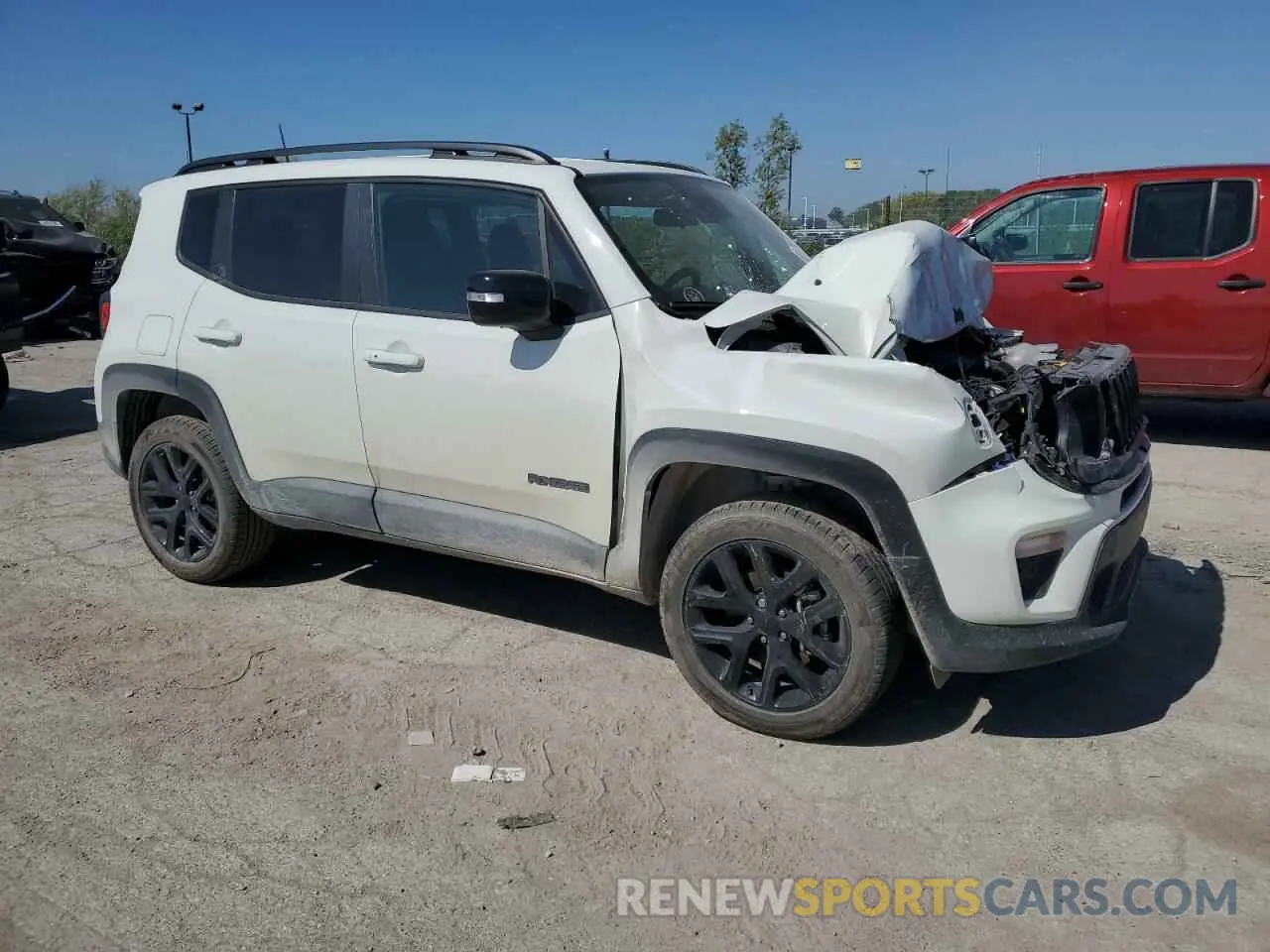 4 Photograph of a damaged car ZACNJDE11PPP20341 JEEP RENEGADE A 2023