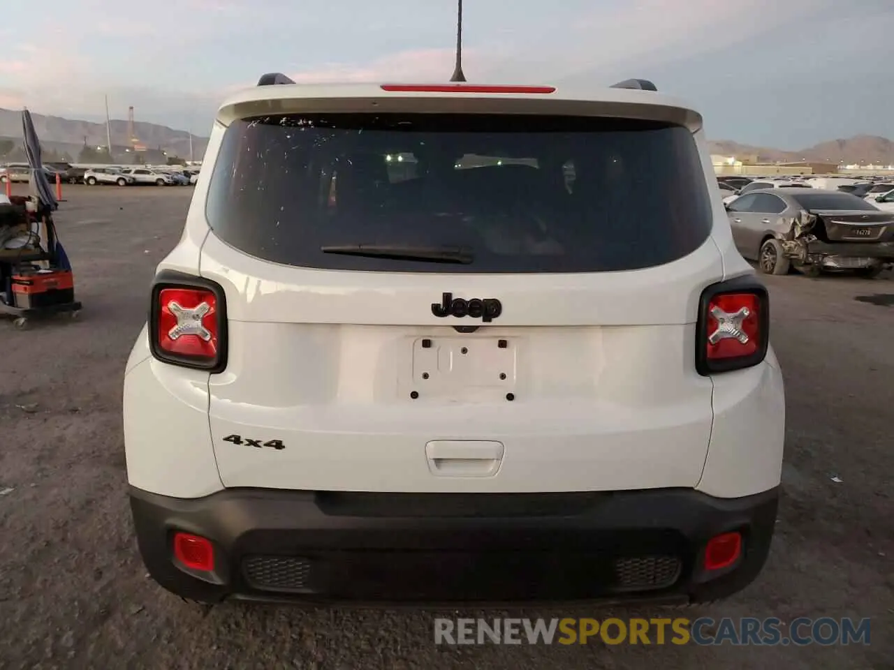 6 Photograph of a damaged car ZACNJDE12PPP17139 JEEP RENEGADE A 2023