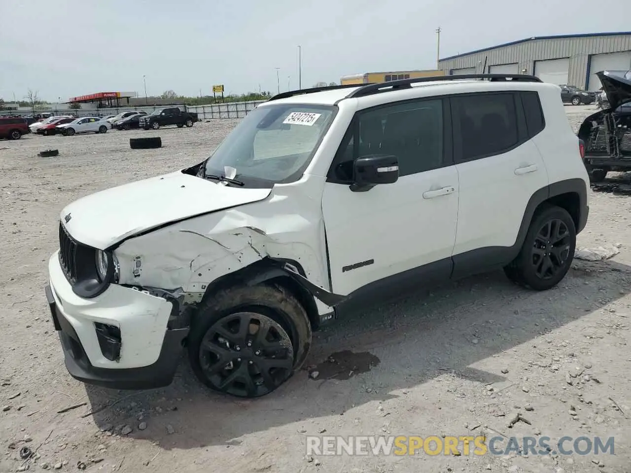 1 Photograph of a damaged car ZACNJDE12PPP19957 JEEP RENEGADE A 2023