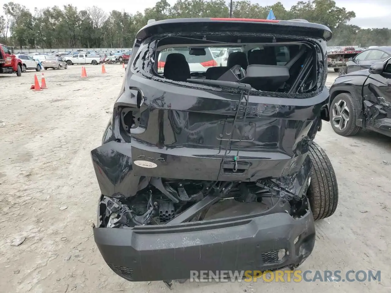 6 Photograph of a damaged car ZACNJDE15PPP73186 JEEP RENEGADE A 2023