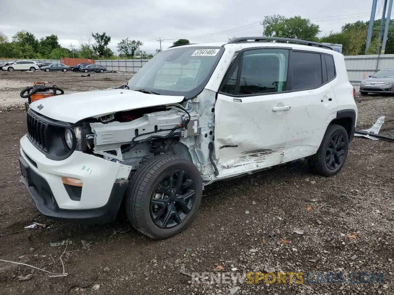 1 Photograph of a damaged car ZACNJDE16PPP35515 JEEP RENEGADE A 2023