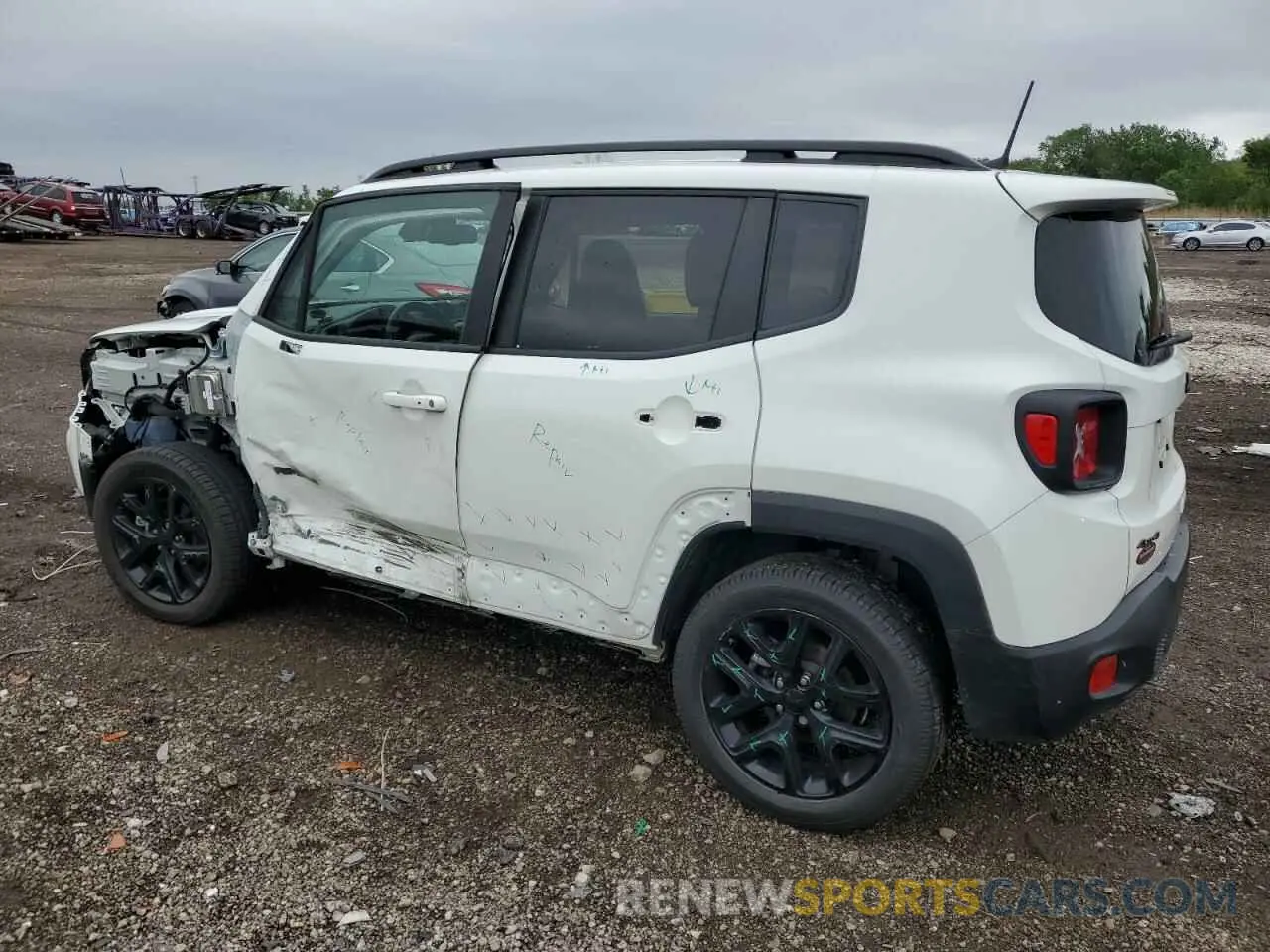 2 Photograph of a damaged car ZACNJDE16PPP35515 JEEP RENEGADE A 2023