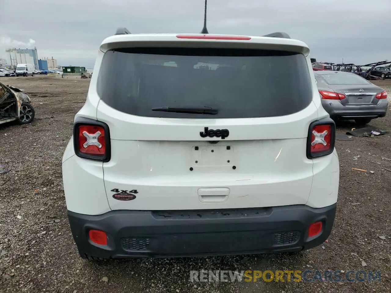 6 Photograph of a damaged car ZACNJDE16PPP35515 JEEP RENEGADE A 2023