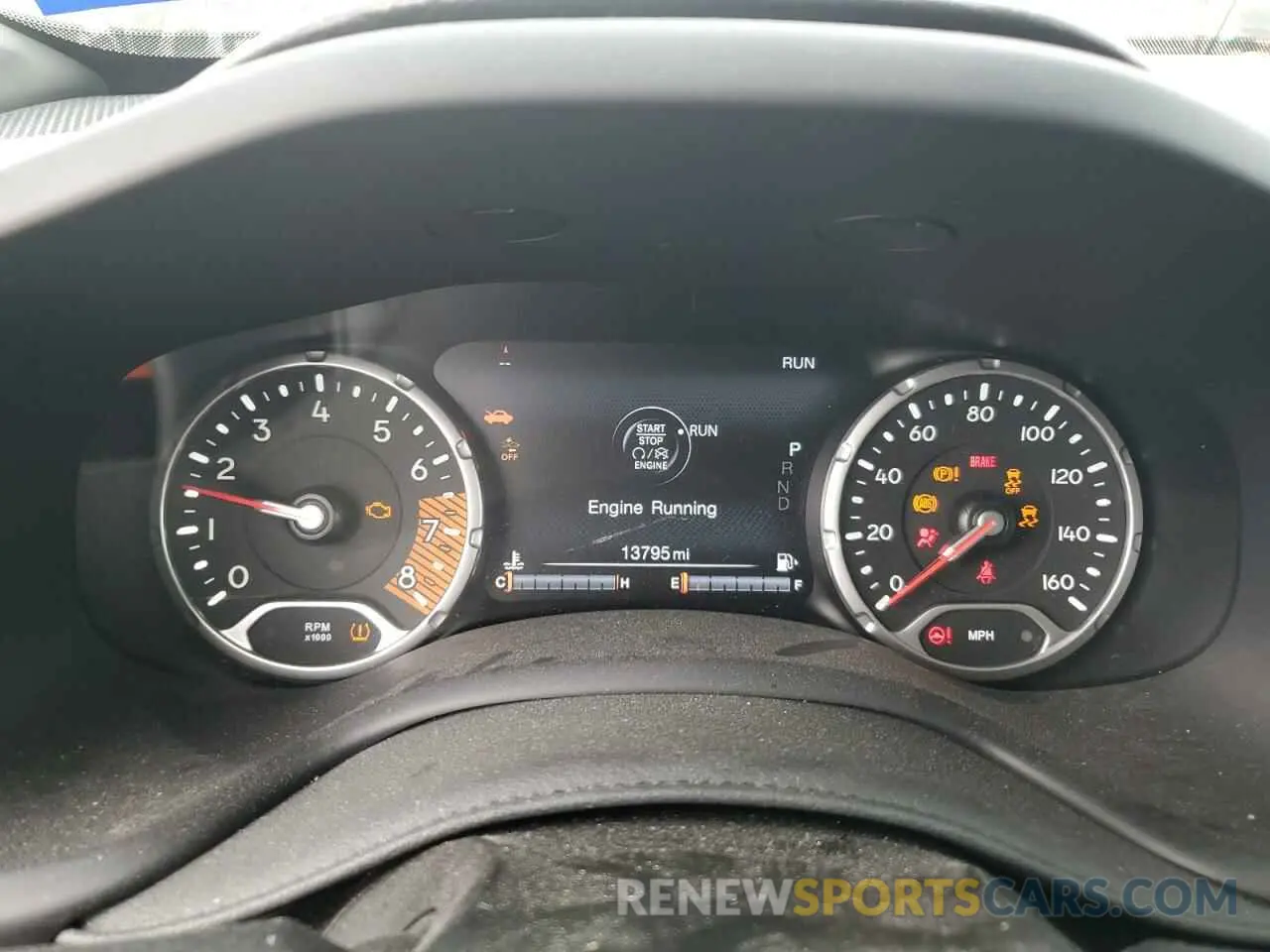 9 Photograph of a damaged car ZACNJDE18PPP35399 JEEP RENEGADE A 2023