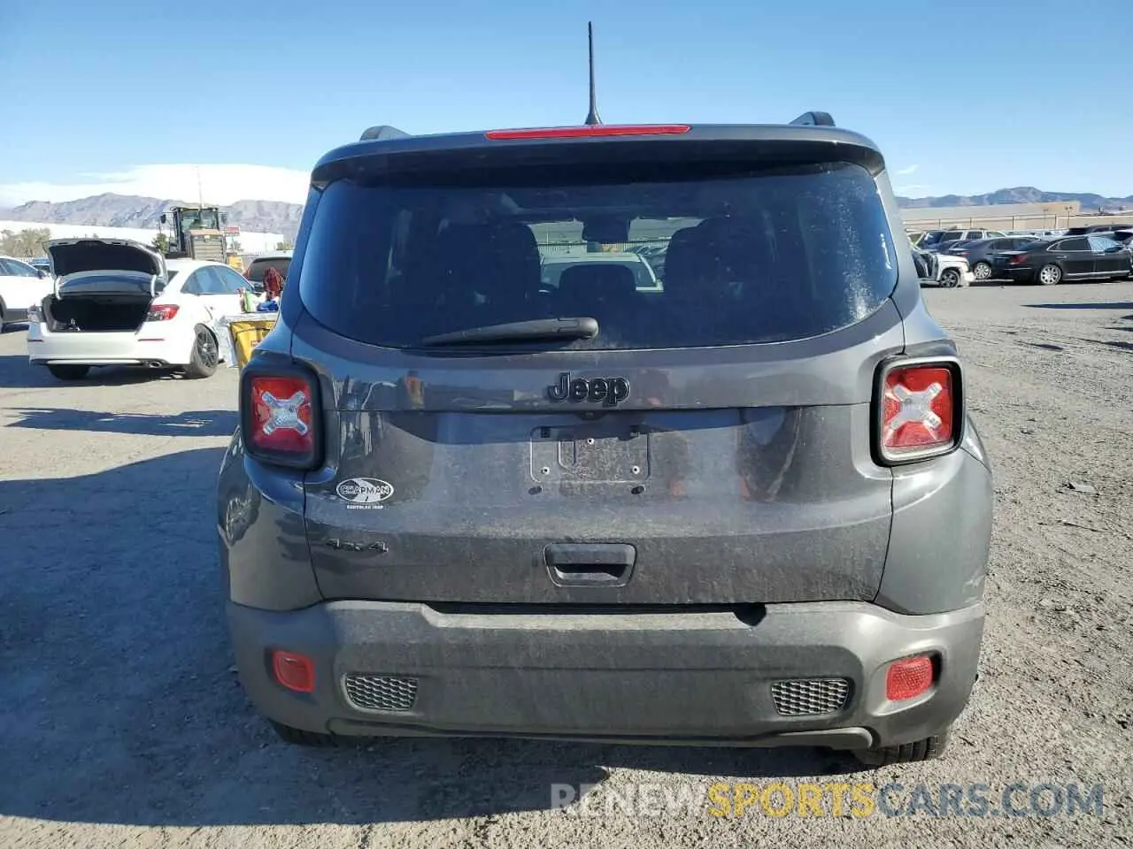 6 Photograph of a damaged car ZACNJDE1XPPP13744 JEEP RENEGADE A 2023