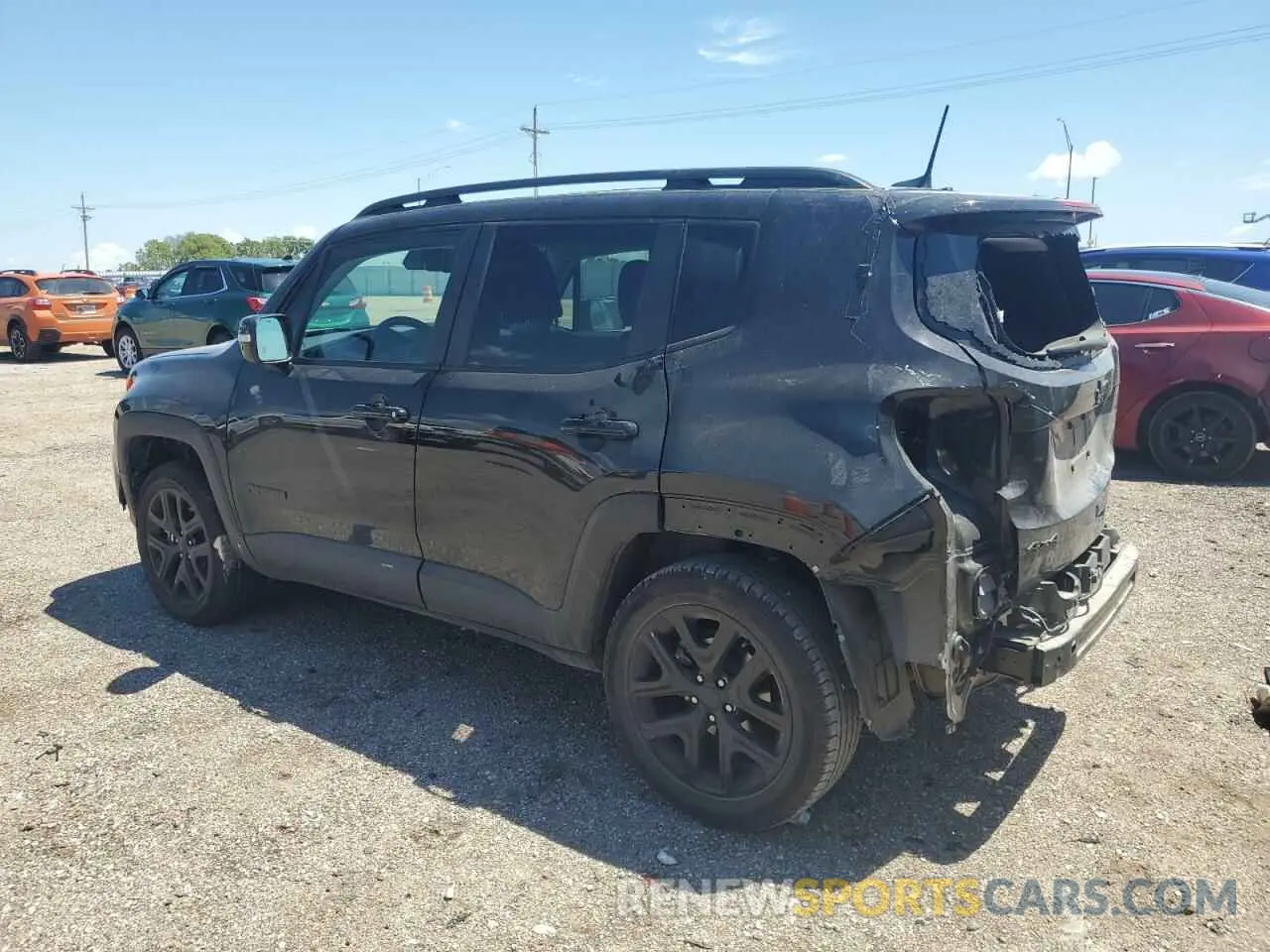 2 Photograph of a damaged car ZACNJDE1XPPP29734 JEEP RENEGADE A 2023