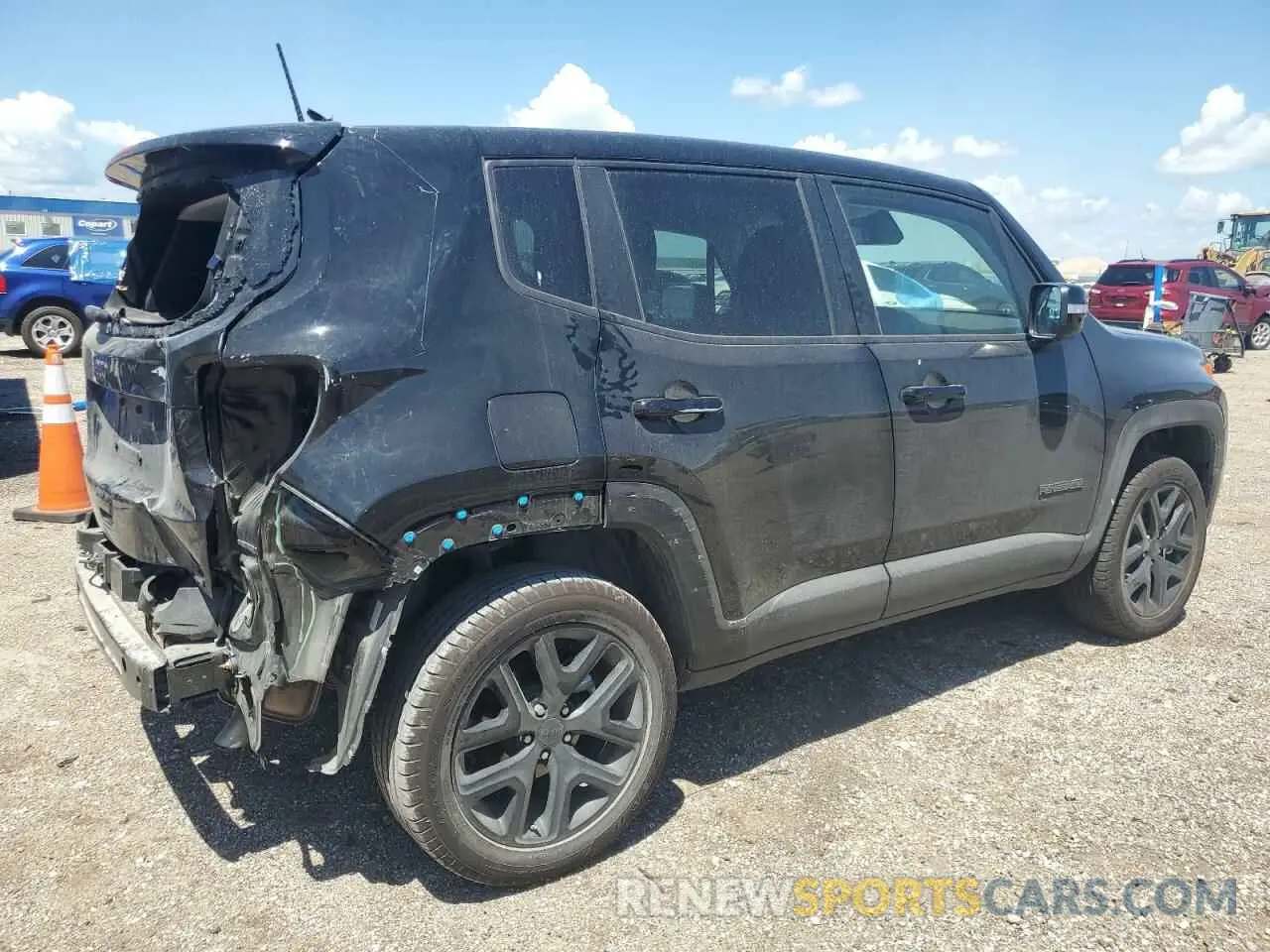 3 Photograph of a damaged car ZACNJDE1XPPP29734 JEEP RENEGADE A 2023