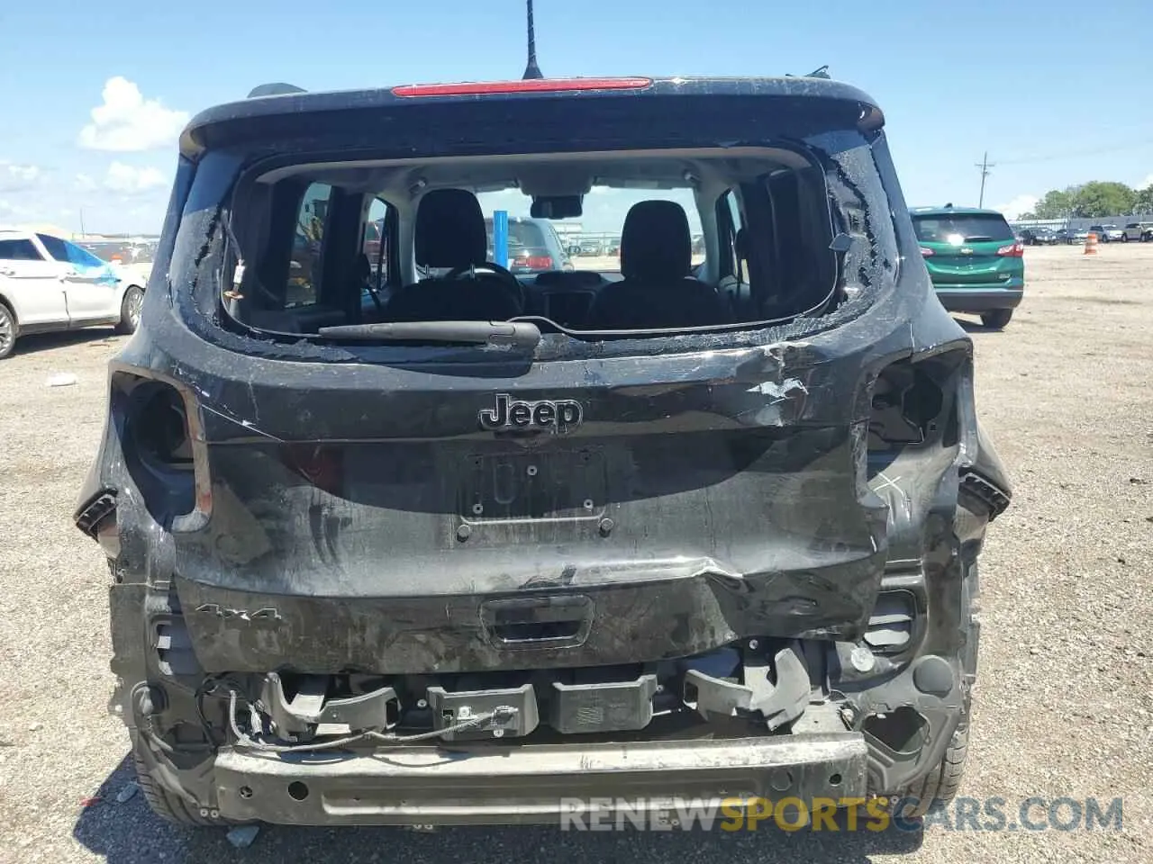 6 Photograph of a damaged car ZACNJDE1XPPP29734 JEEP RENEGADE A 2023