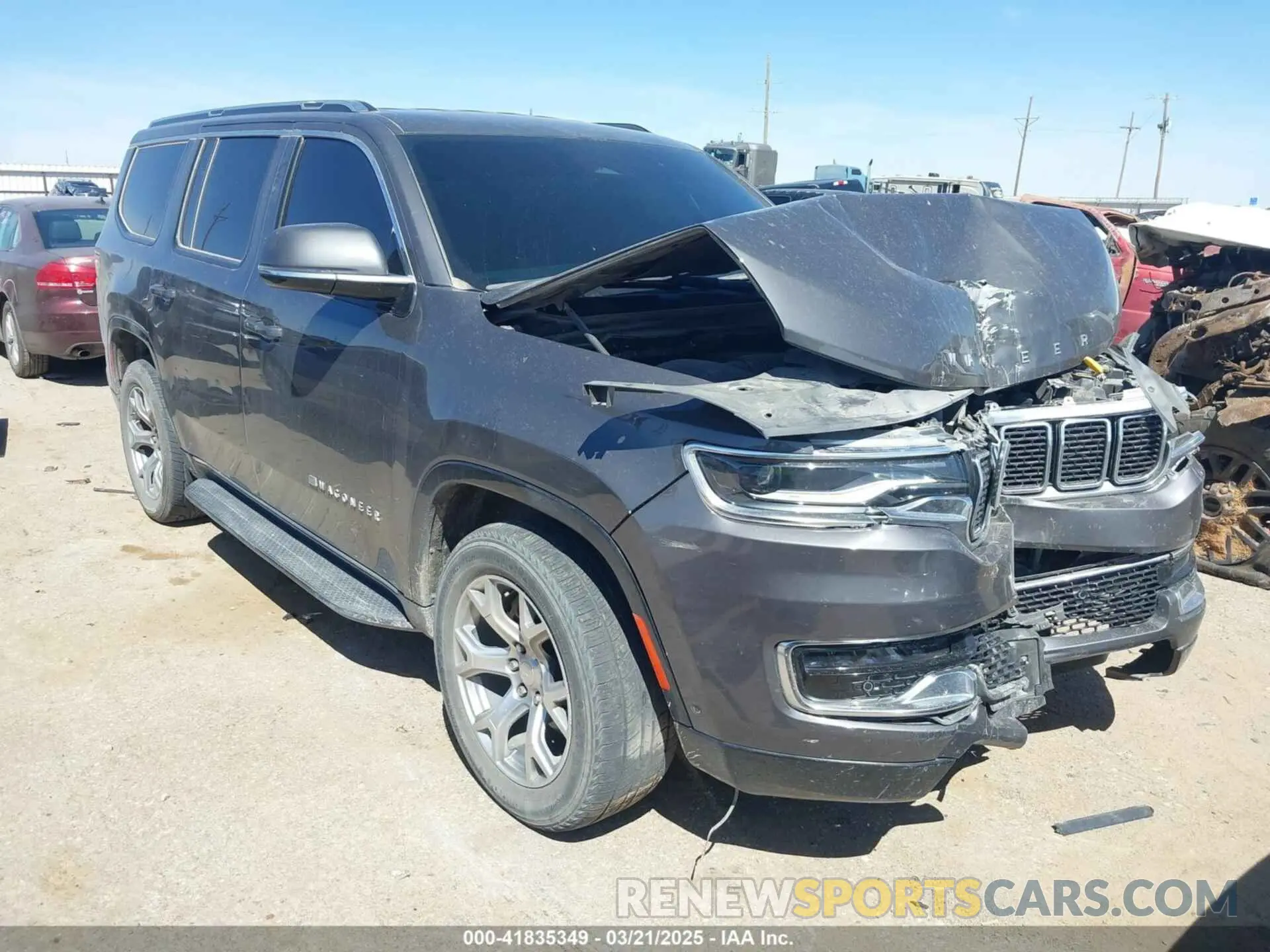1 Photograph of a damaged car 1C4SJUBT5NS117850 JEEP WAGONEER 2022