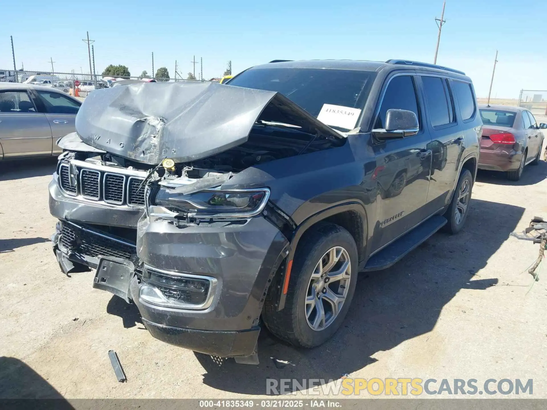 2 Photograph of a damaged car 1C4SJUBT5NS117850 JEEP WAGONEER 2022