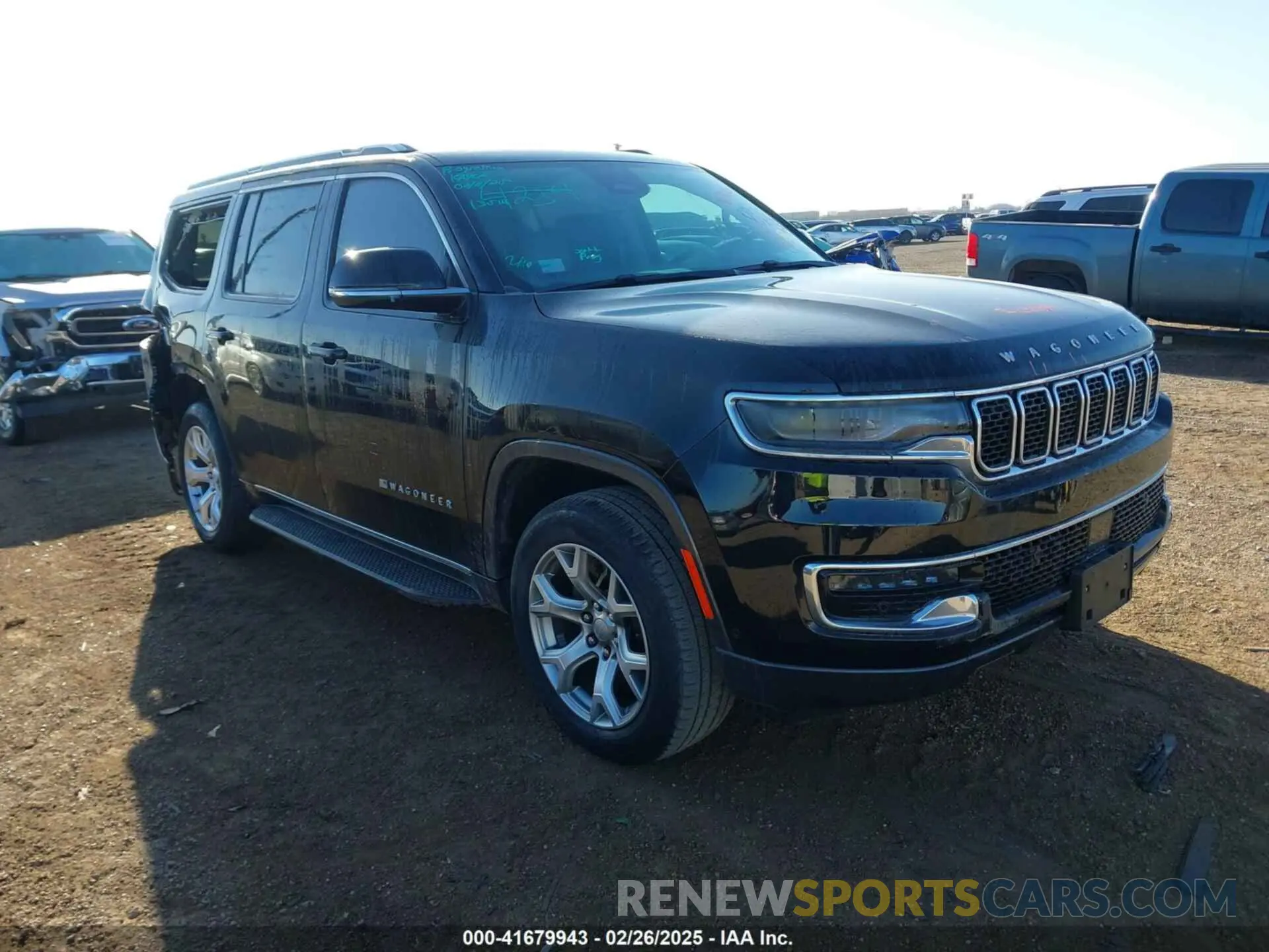1 Photograph of a damaged car 1C4SJVAT0NS206152 JEEP WAGONEER 2022