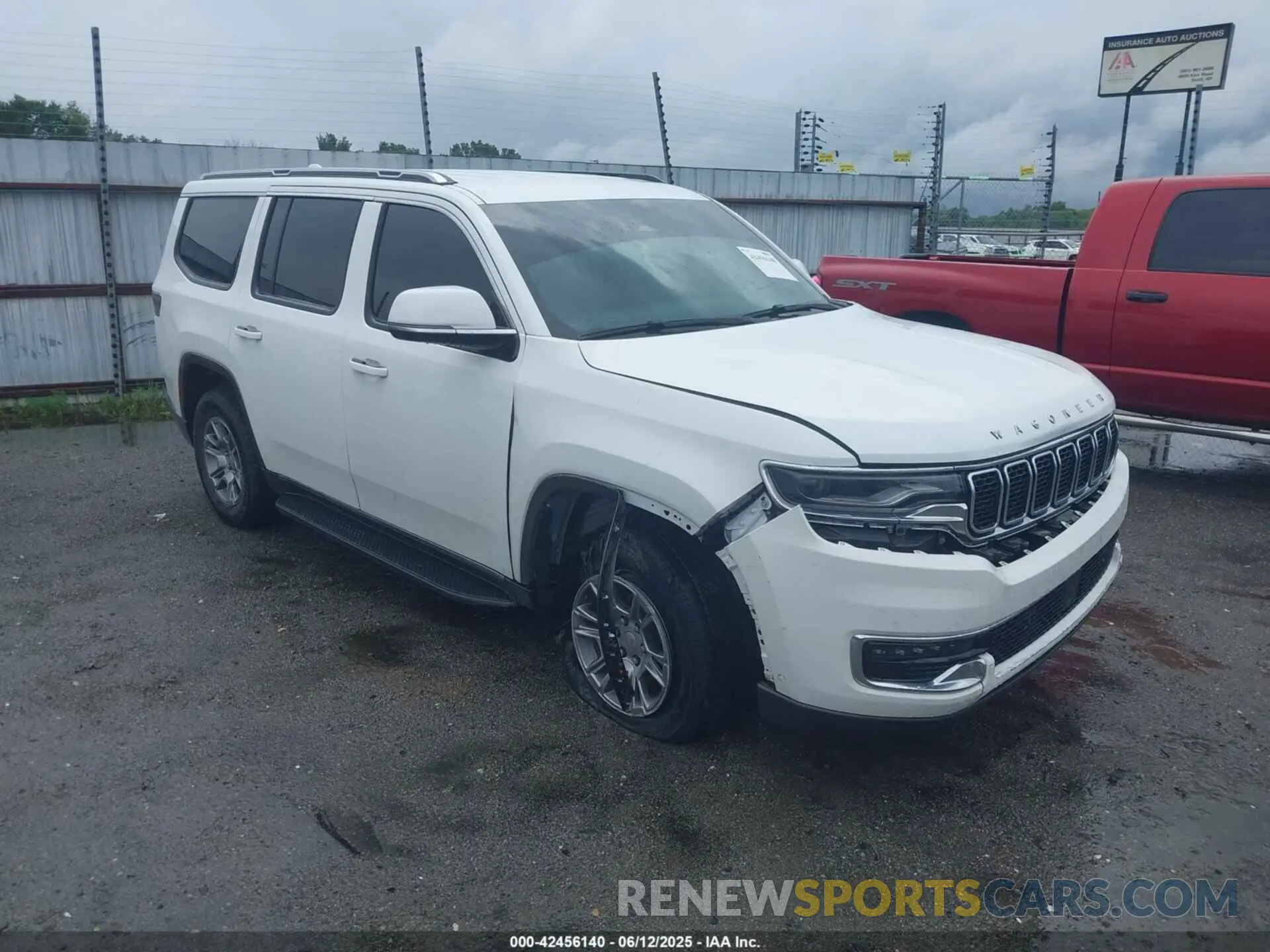 1 Photograph of a damaged car 1C4SJVAT8NS228285 JEEP WAGONEER 2022