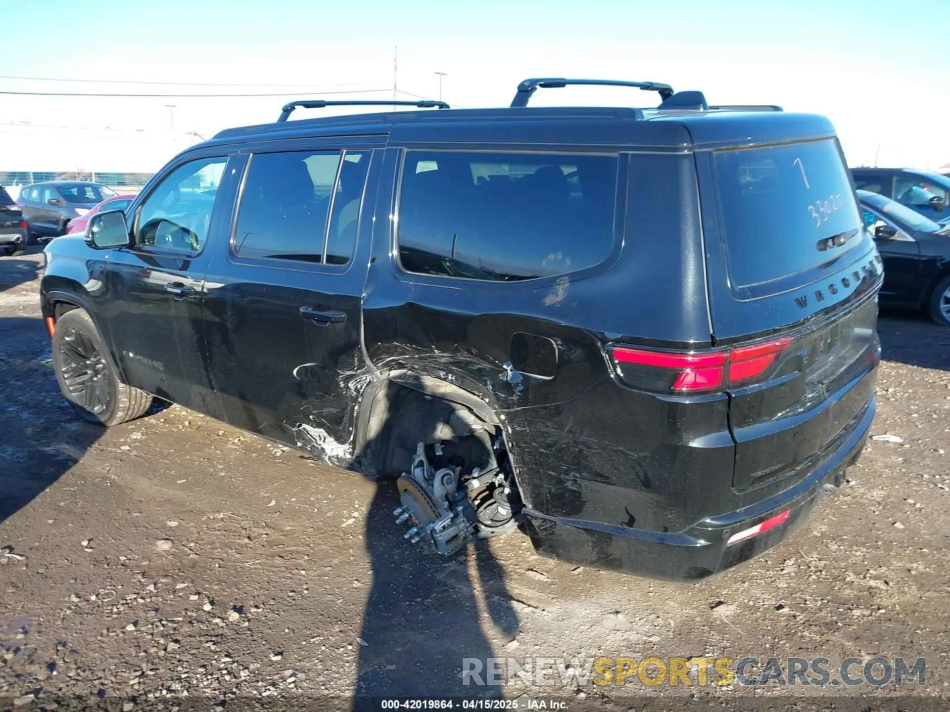3 Photograph of a damaged car 1C4SJVAT9NS213925 JEEP WAGONEER 2022