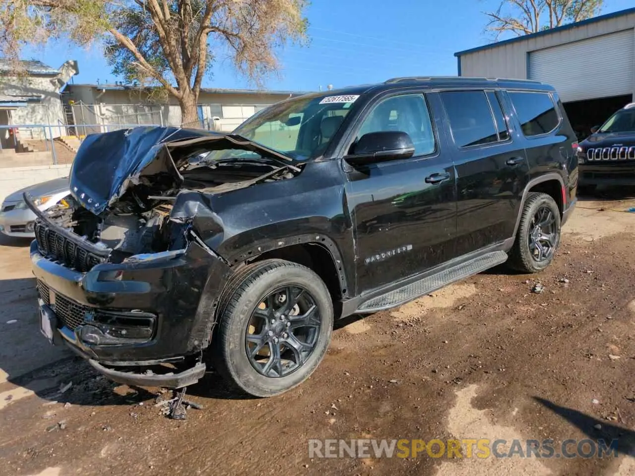 1 Photograph of a damaged car 1C4SJVBT1NS101537 JEEP WAGONEER 2022