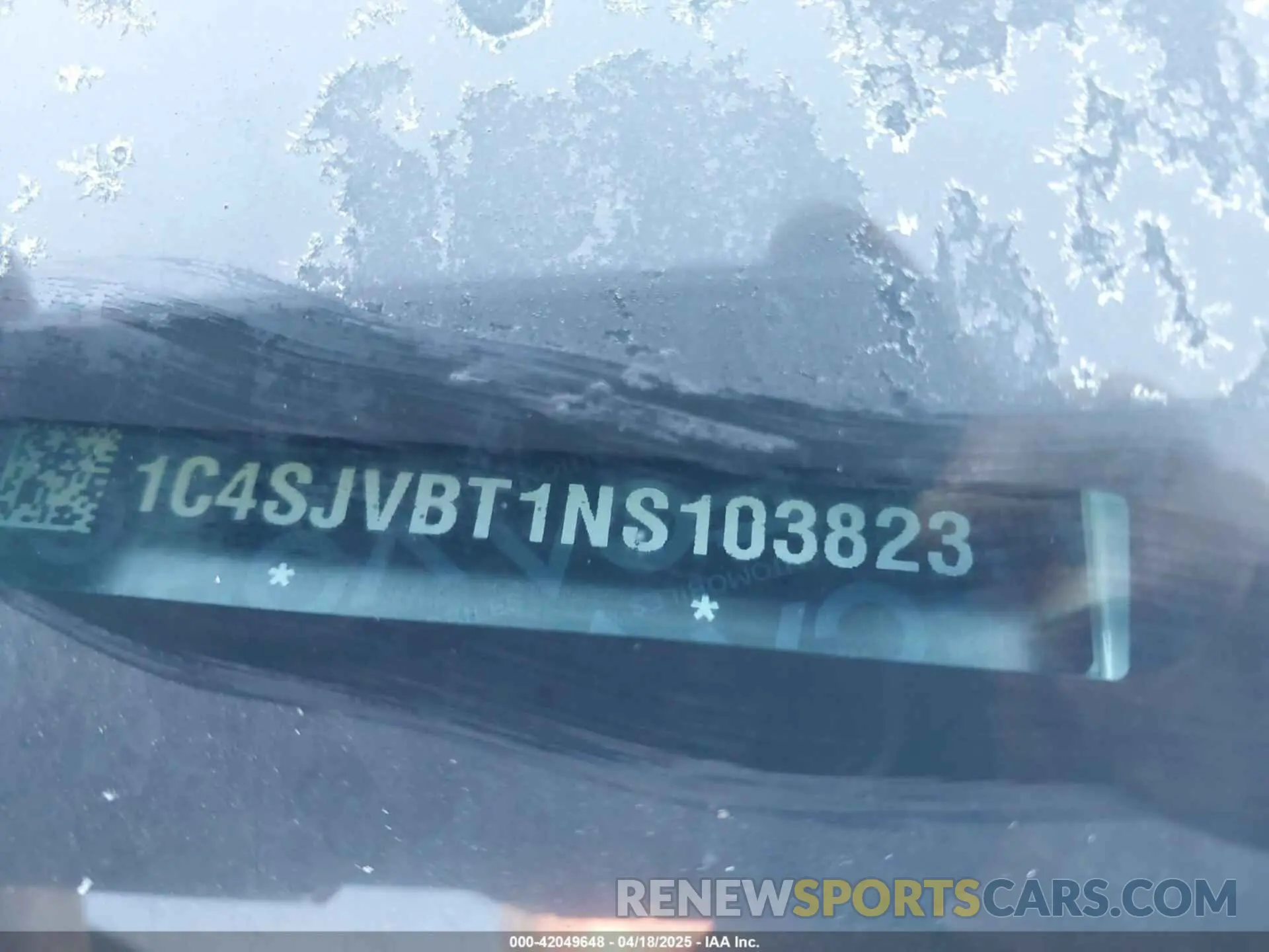 9 Photograph of a damaged car 1C4SJVBT1NS103823 JEEP WAGONEER 2022
