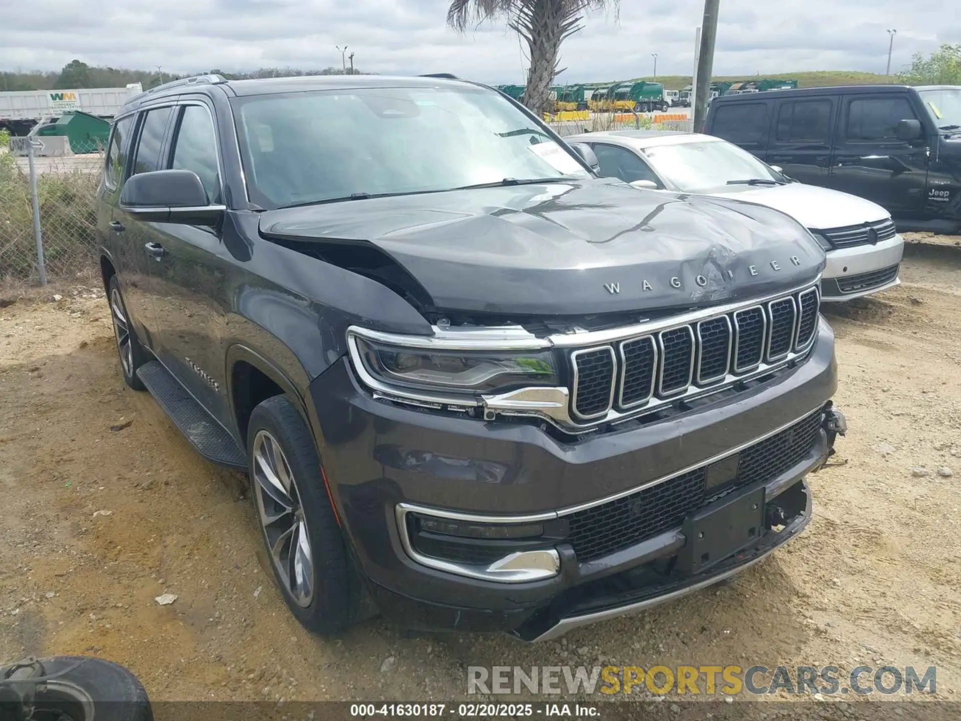 1 Photograph of a damaged car 1C4SJVBT1NS160071 JEEP WAGONEER 2022