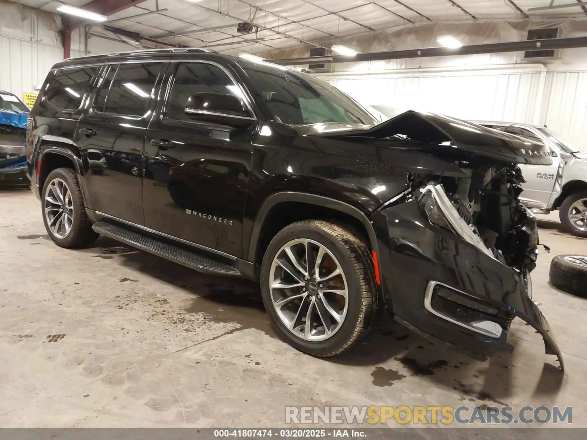 1 Photograph of a damaged car 1C4SJVBT5NS127476 JEEP WAGONEER 2022