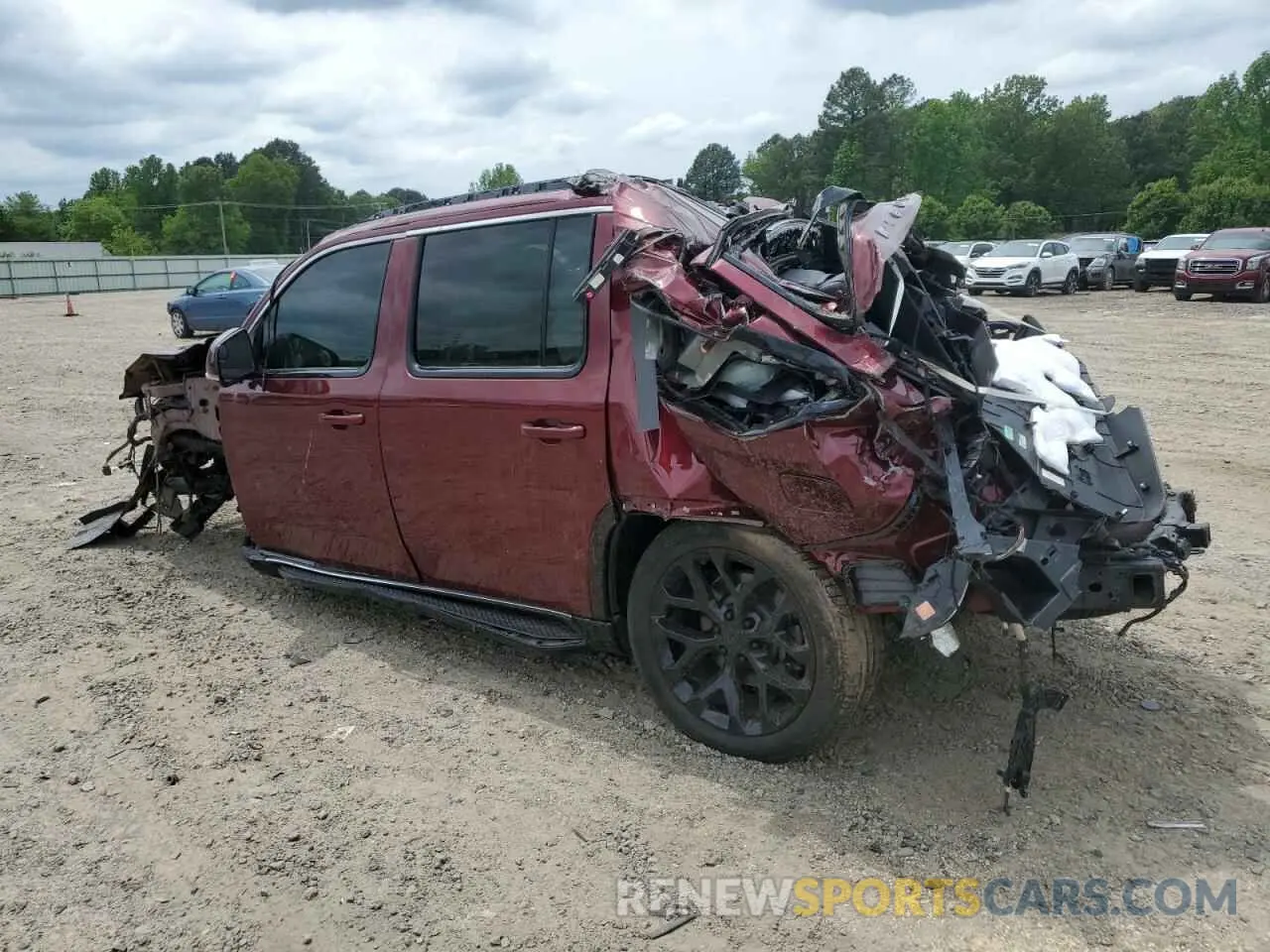 2 Photograph of a damaged car 1C4SJVBT5NS205576 JEEP WAGONEER 2022