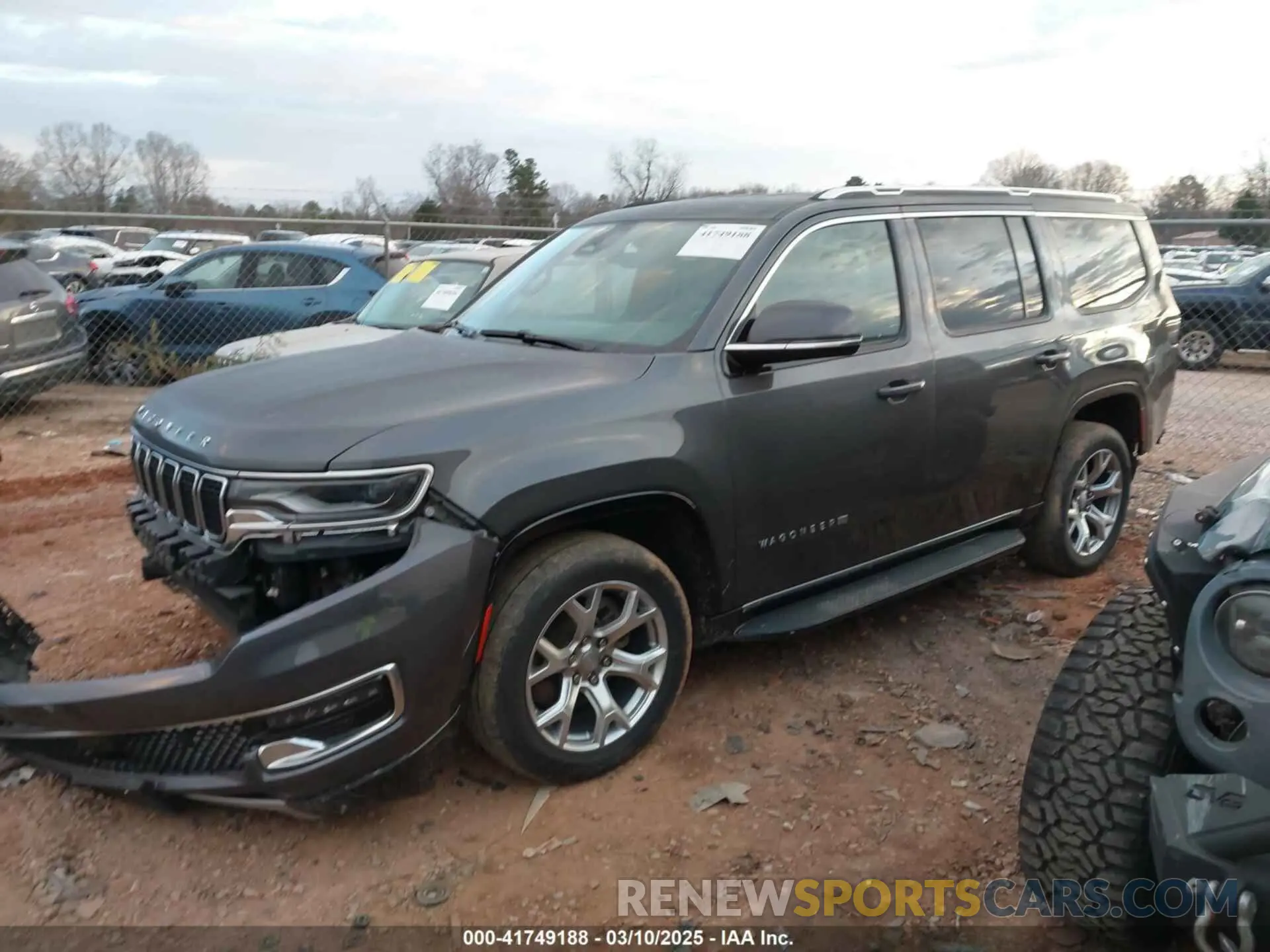 2 Photograph of a damaged car 1C4SJVBT6NS142763 JEEP WAGONEER 2022
