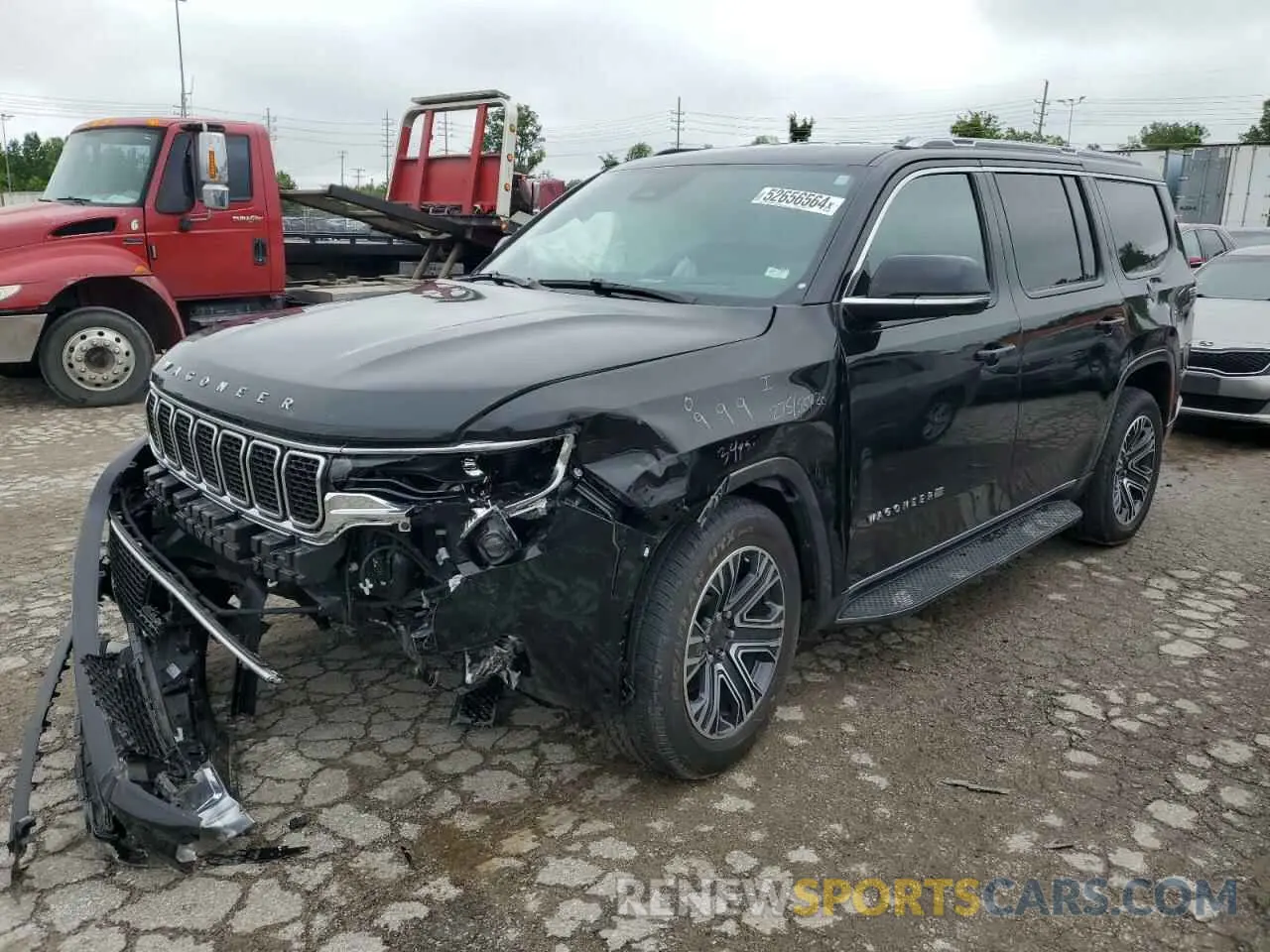 1 Photograph of a damaged car 1C4SJVDT6NS157843 JEEP WAGONEER 2022