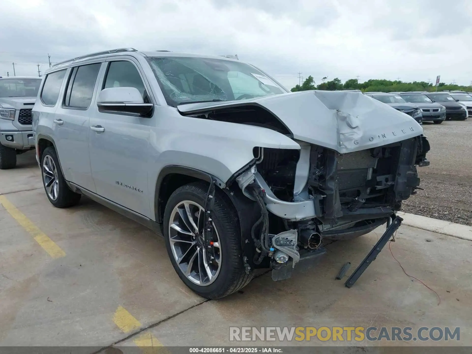 1 Photograph of a damaged car 1C4SJVDT7NS123927 JEEP WAGONEER 2022