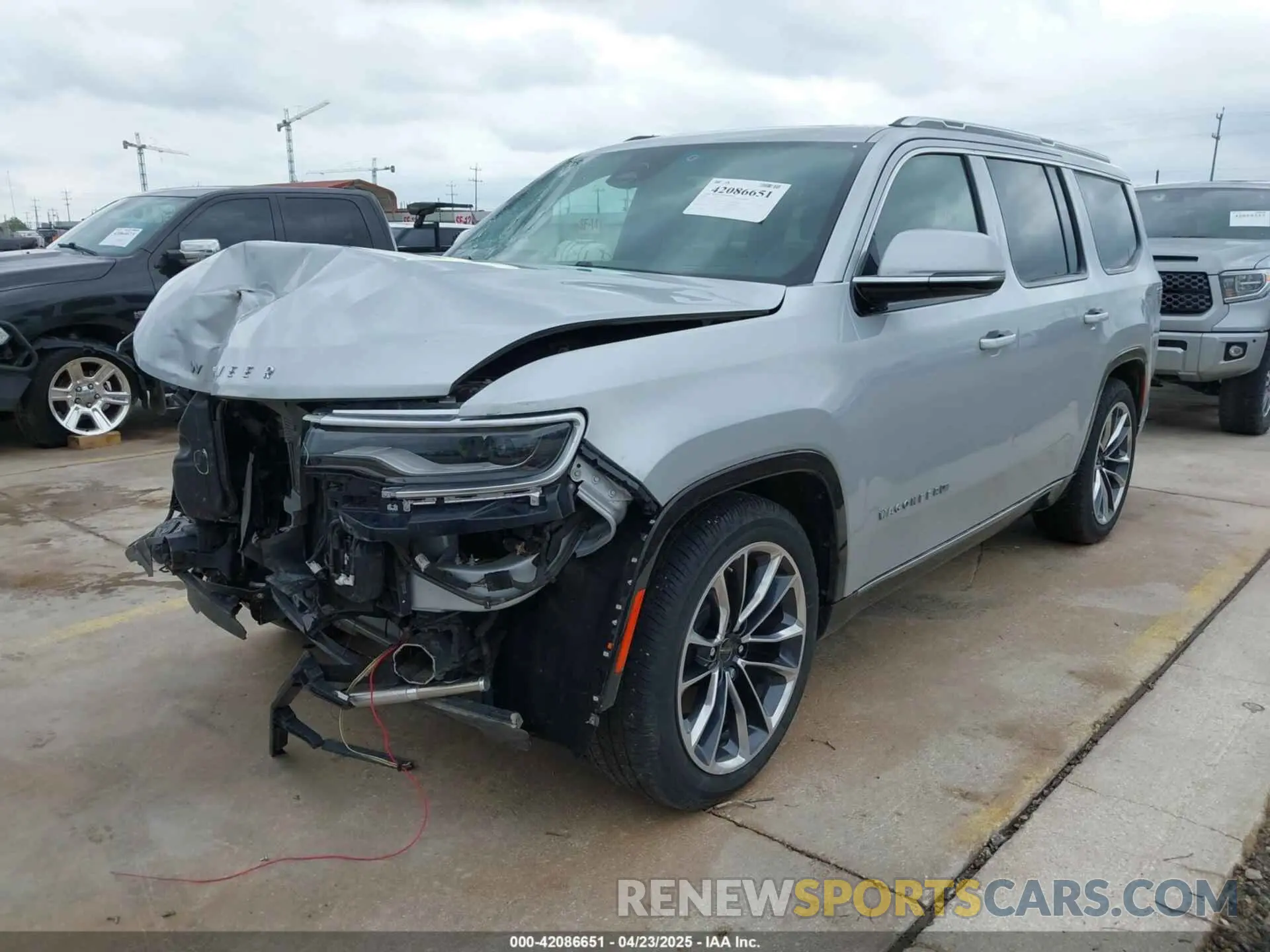 2 Photograph of a damaged car 1C4SJVDT7NS123927 JEEP WAGONEER 2022
