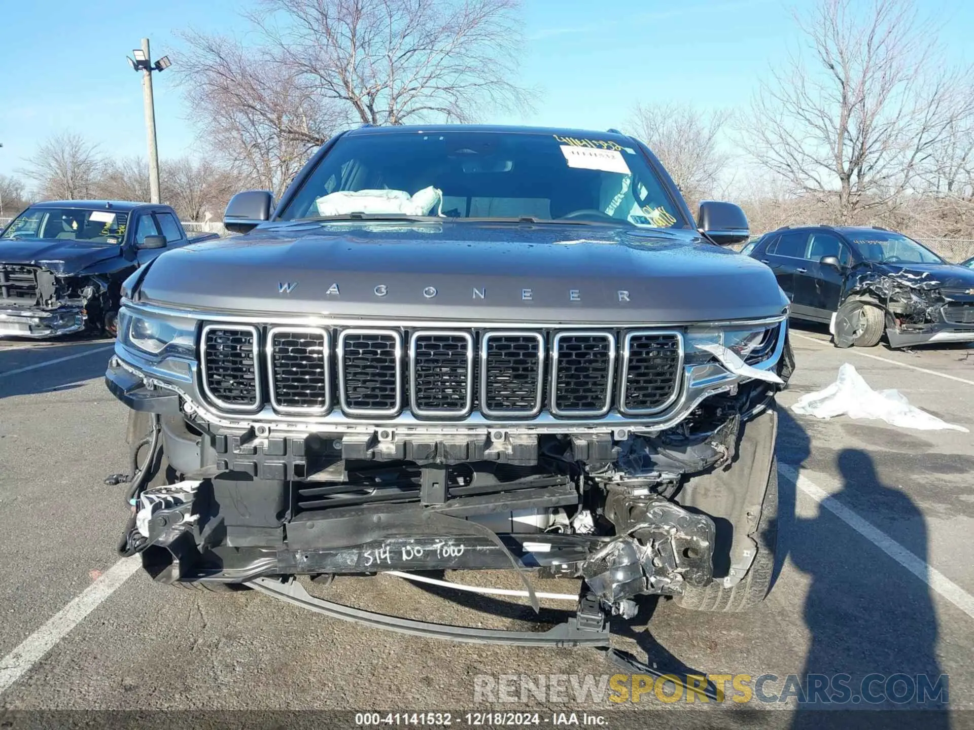 12 Photograph of a damaged car 1C4SJVDTXNS125459 JEEP WAGONEER 2022