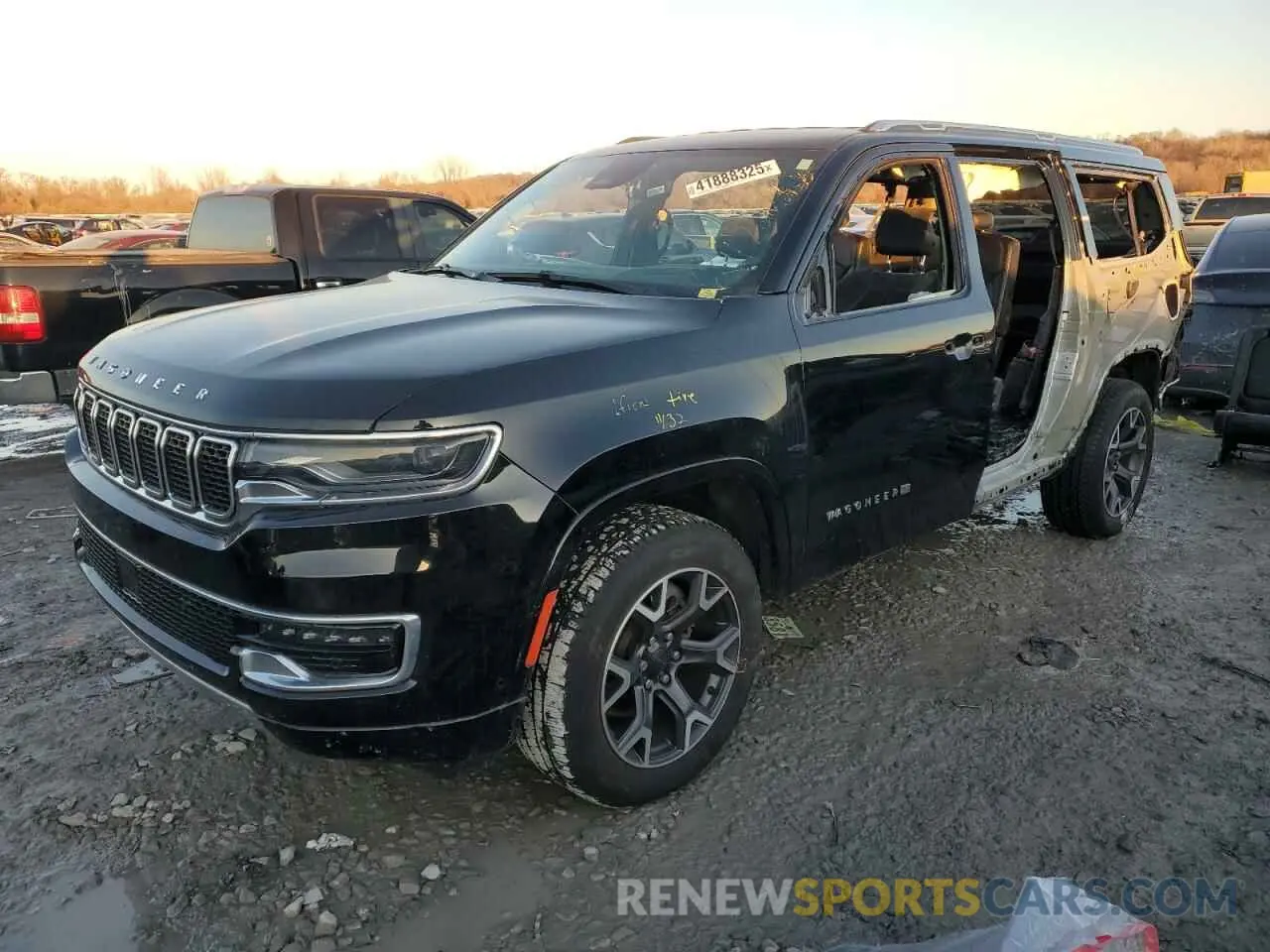 1 Photograph of a damaged car 1C4SJSDP6PS503197 JEEP WAGONEER 2023