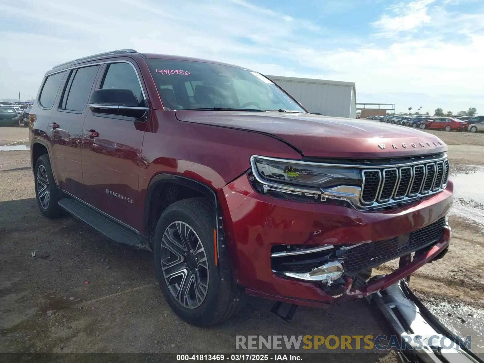 1 Photograph of a damaged car 1C4SJUBP7RS126283 JEEP WAGONEER 2024