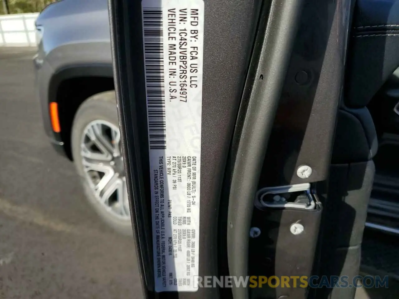 13 Photograph of a damaged car 1C4SJVBP2RS164977 JEEP WAGONEER 2024