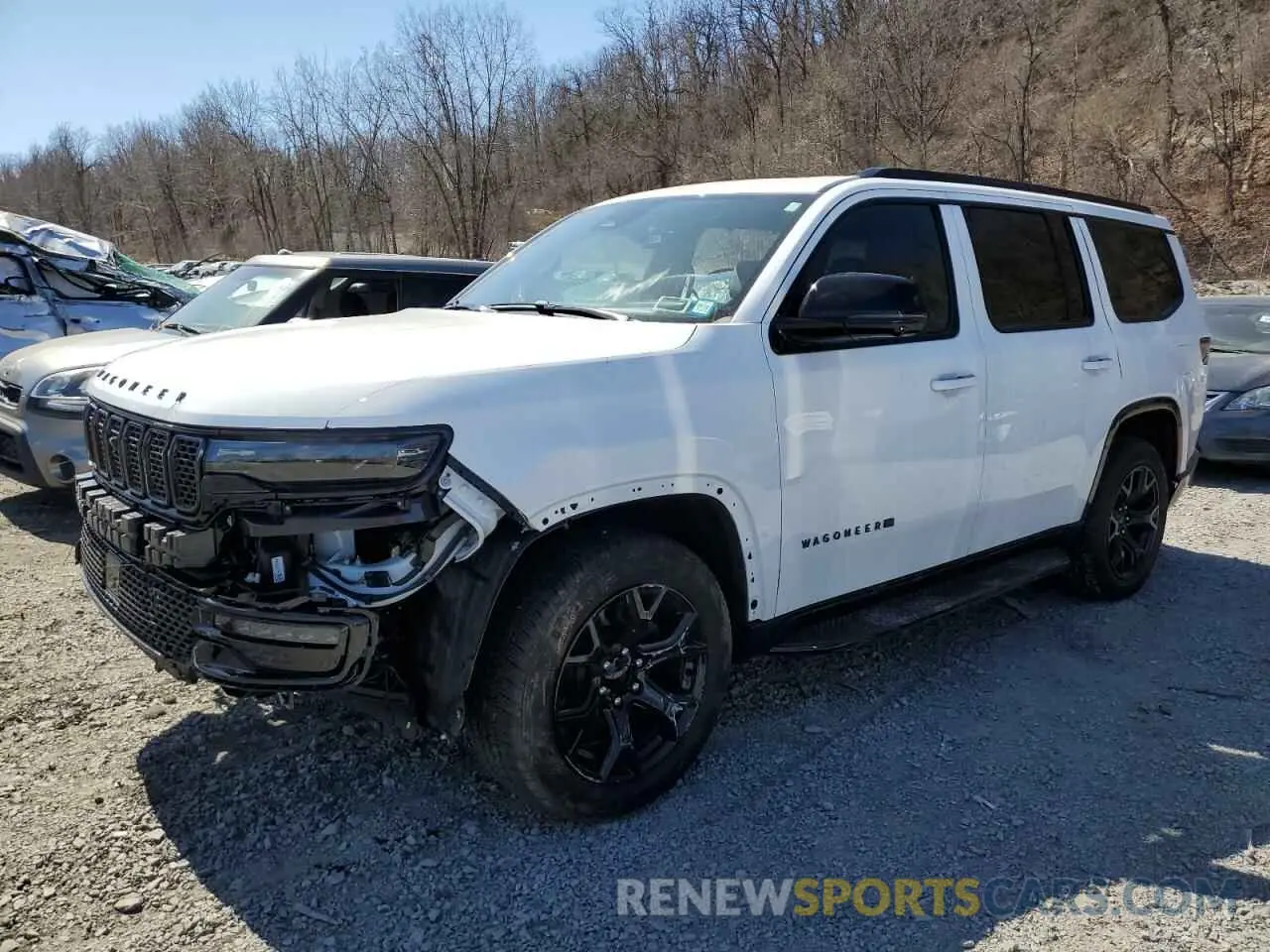 1 Photograph of a damaged car 1C4SJVBP6RS187825 JEEP WAGONEER 2024