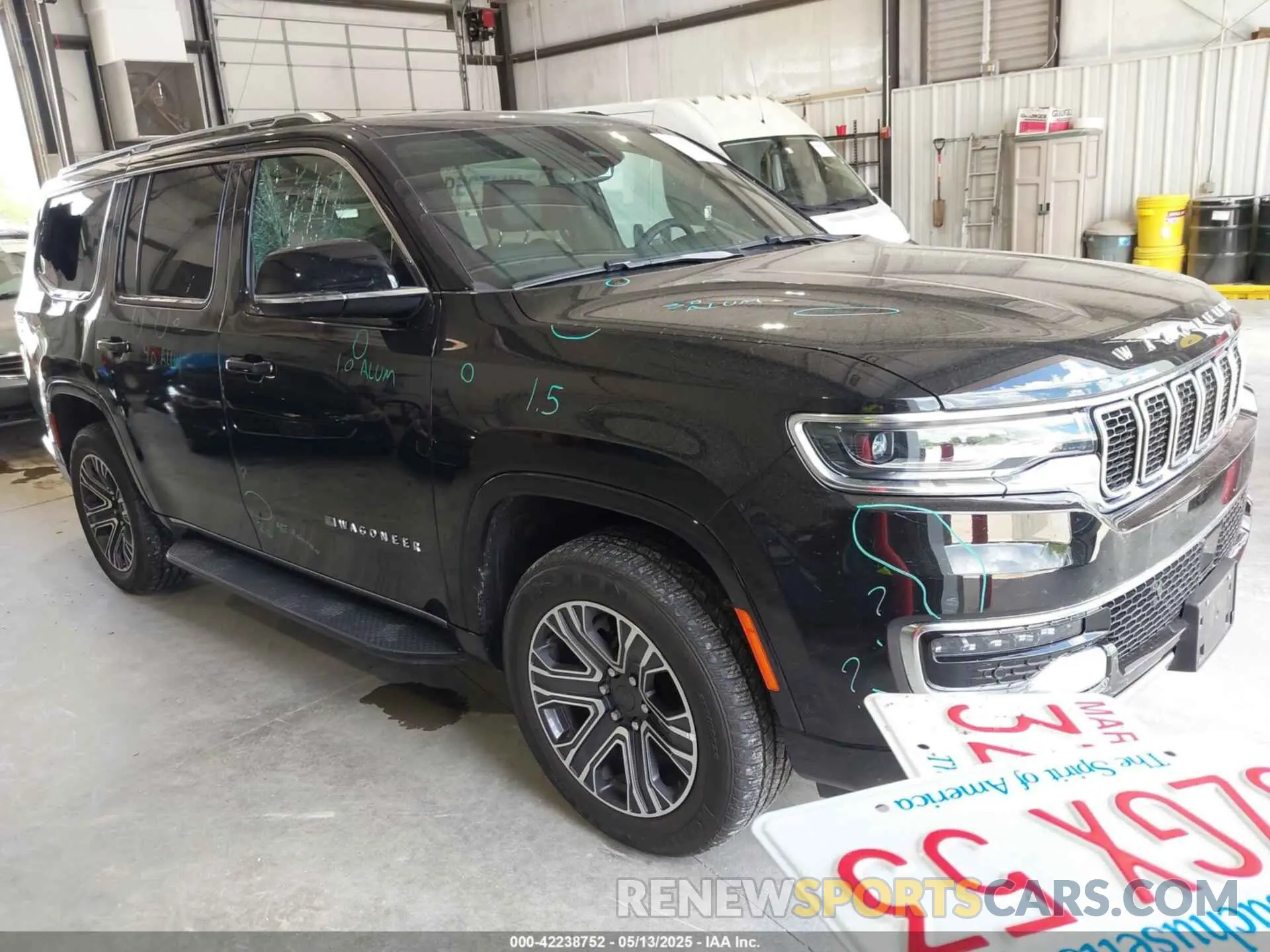 1 Photograph of a damaged car 1C4SJVBP7RS164876 JEEP WAGONEER 2024