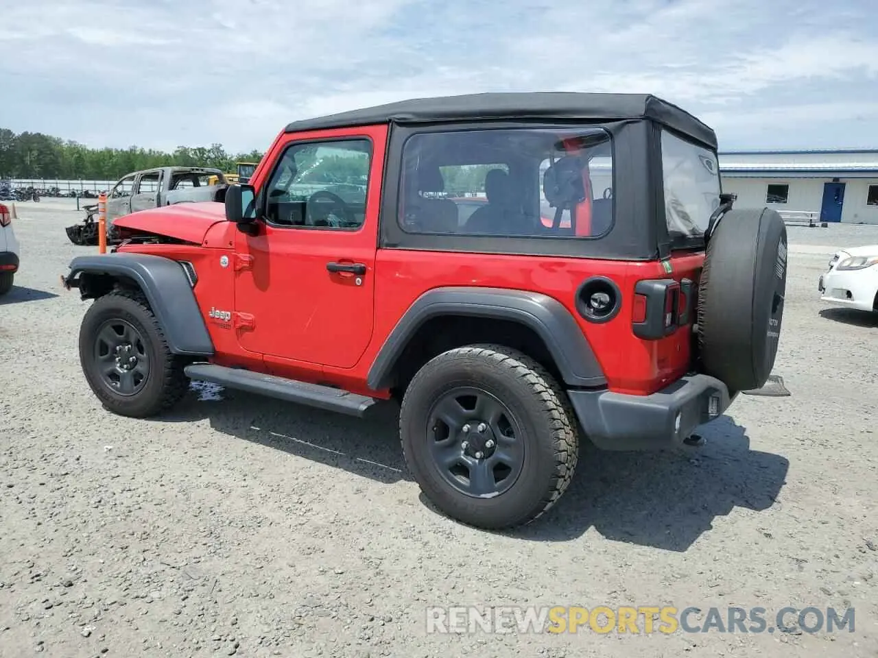 2 Photograph of a damaged car 1C4GJXAG1KW662461 JEEP WRANGLER 2019