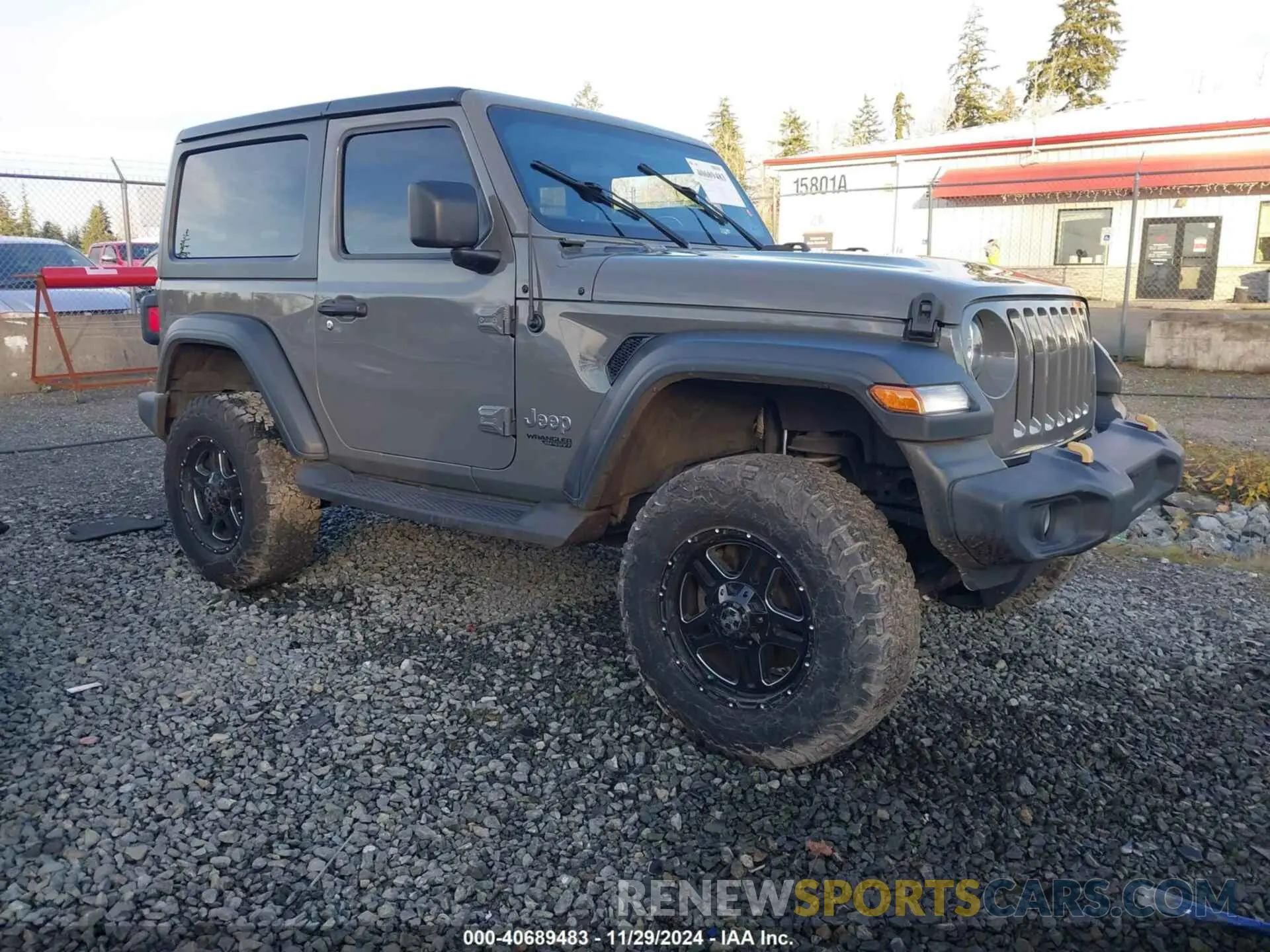 1 Photograph of a damaged car 1C4GJXAG3KW518815 JEEP WRANGLER 2019