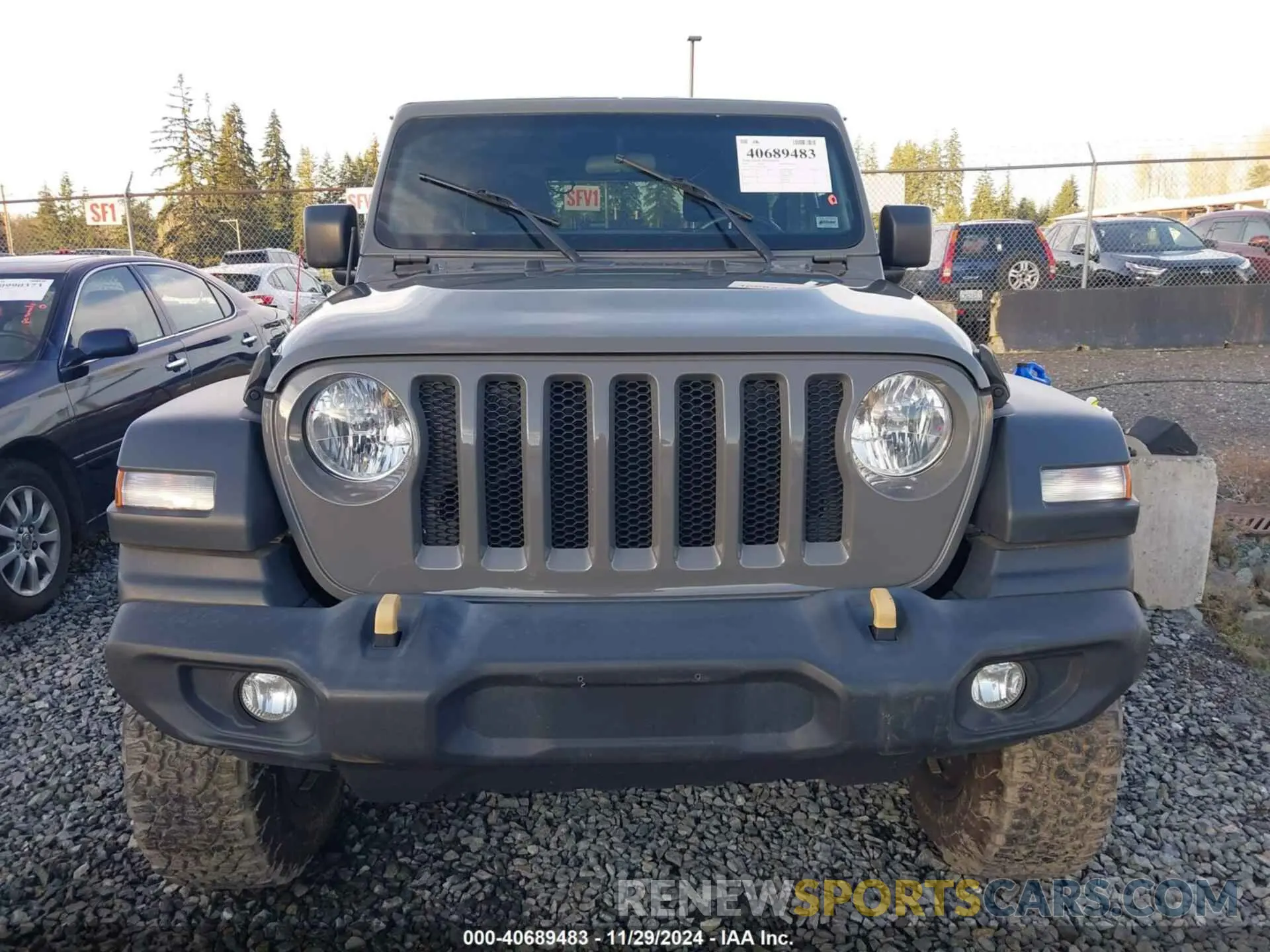 11 Photograph of a damaged car 1C4GJXAG3KW518815 JEEP WRANGLER 2019