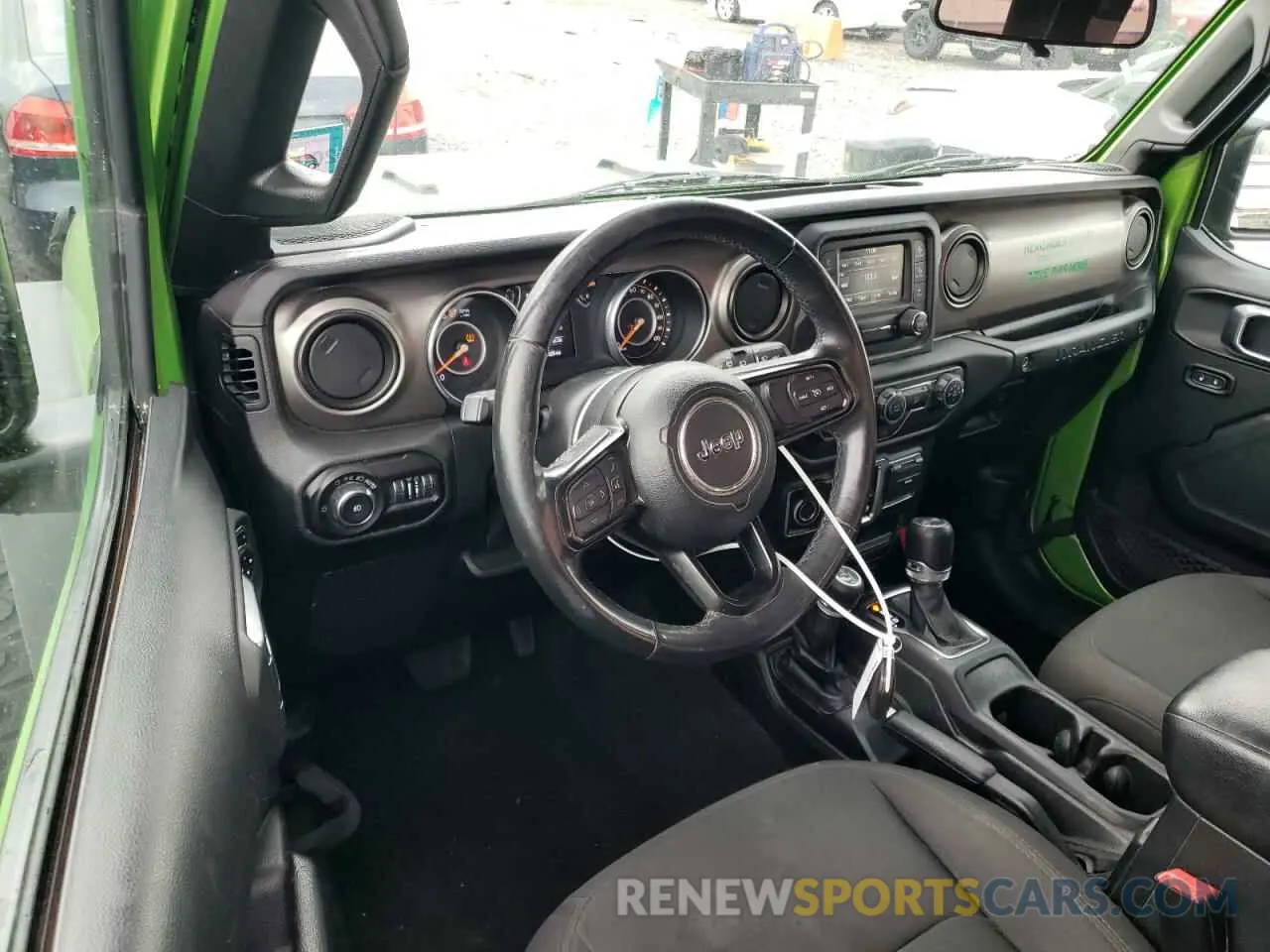 8 Photograph of a damaged car 1C4GJXAG3KW526557 JEEP WRANGLER 2019