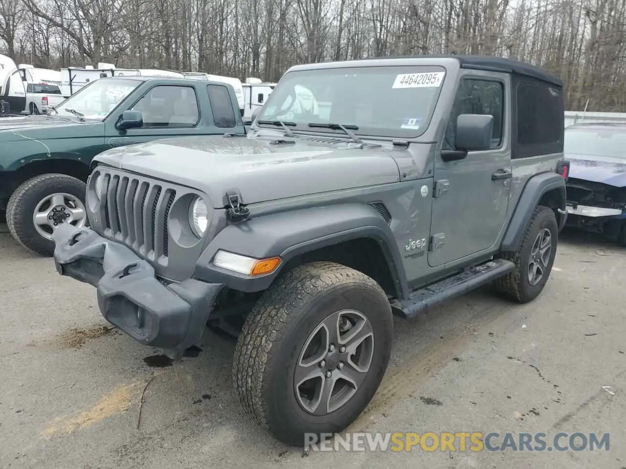 1 Photograph of a damaged car 1C4GJXAG3KW571630 JEEP WRANGLER 2019