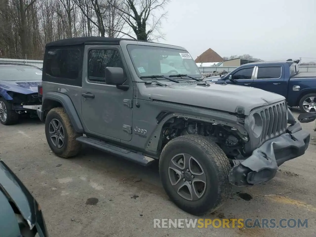 4 Photograph of a damaged car 1C4GJXAG3KW571630 JEEP WRANGLER 2019