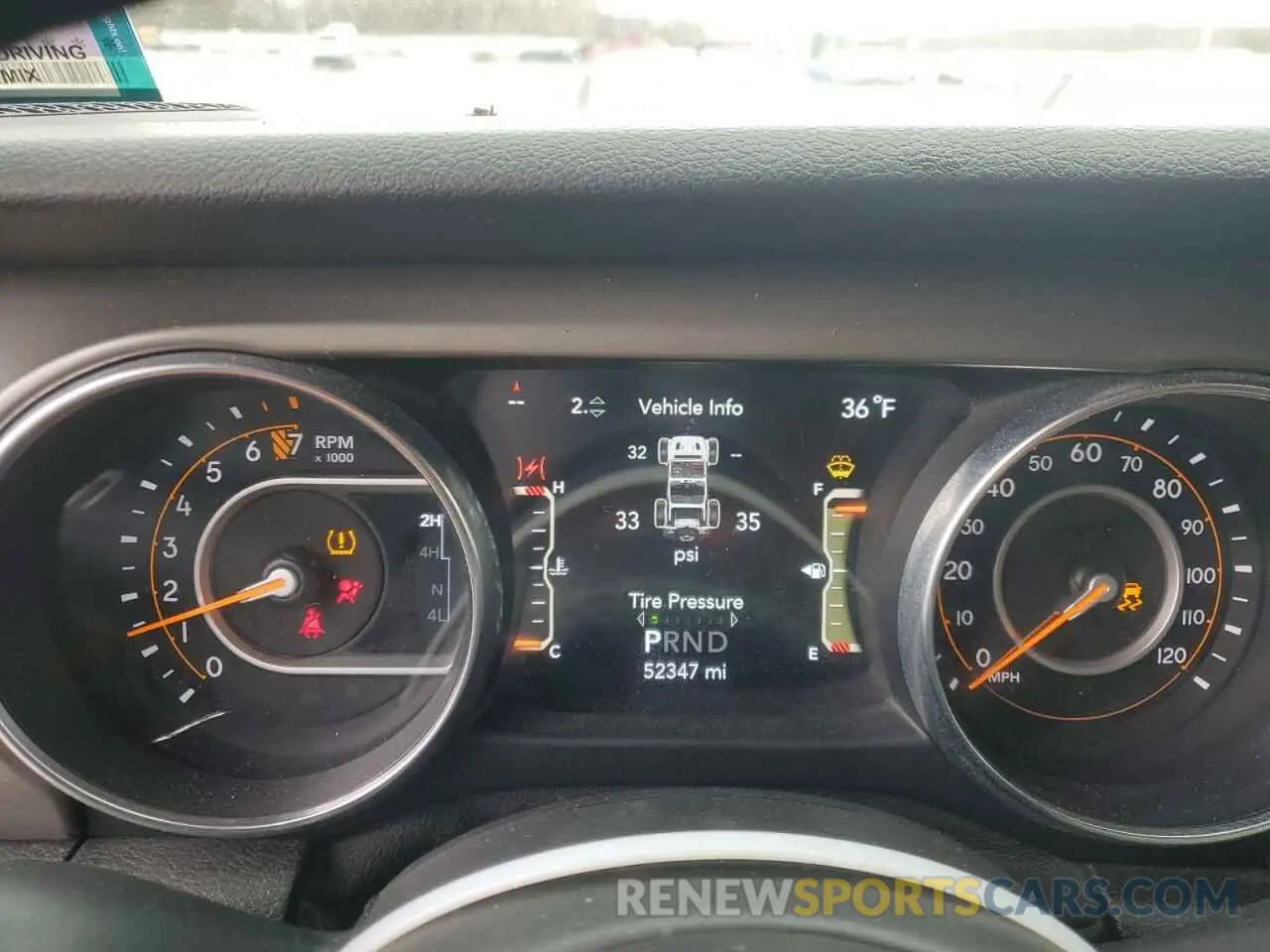 9 Photograph of a damaged car 1C4GJXAG3KW571630 JEEP WRANGLER 2019