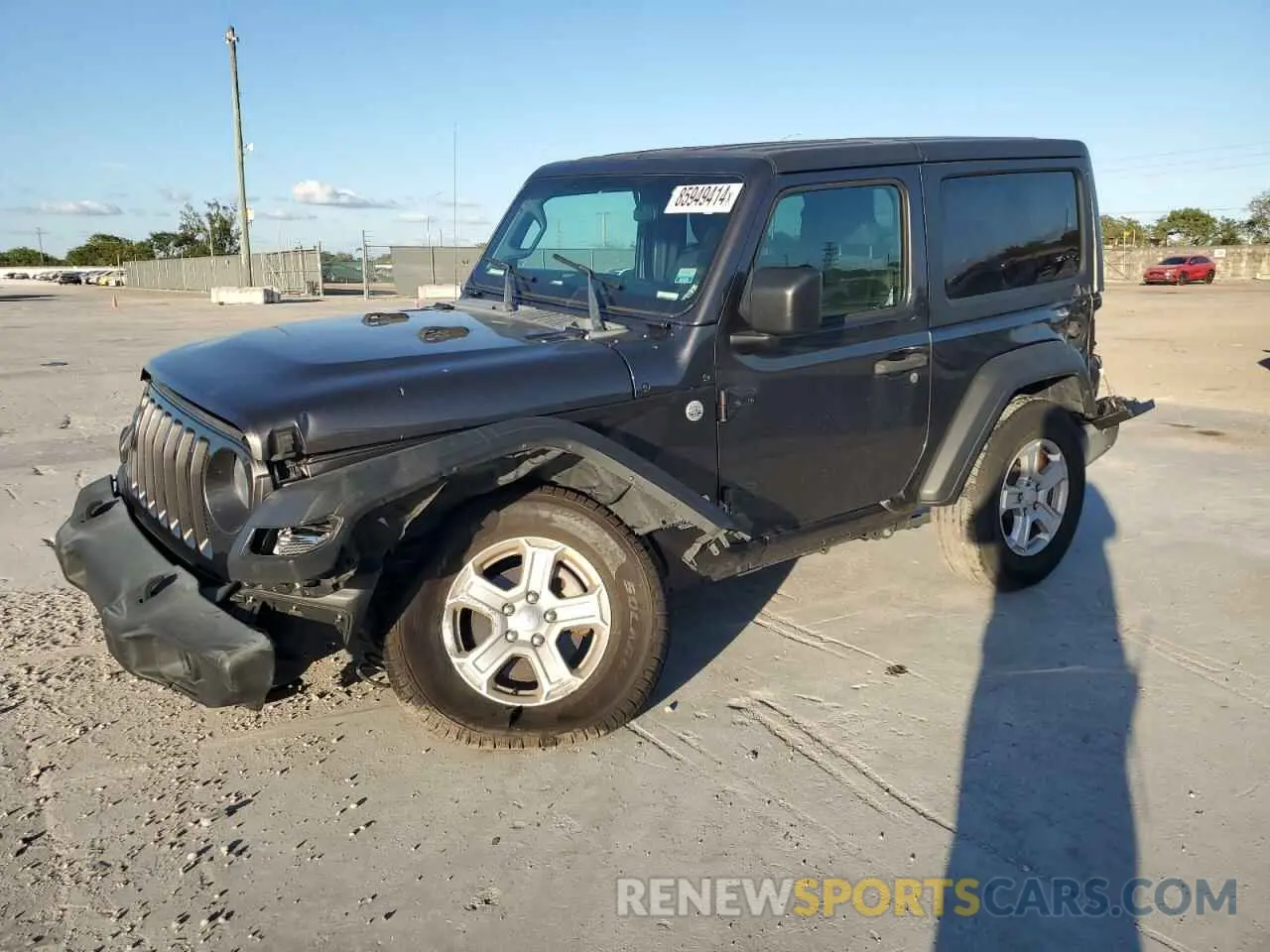1 Photograph of a damaged car 1C4GJXAG3KW664311 JEEP WRANGLER 2019