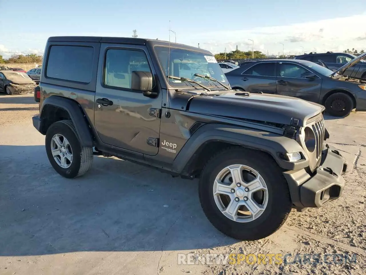 4 Photograph of a damaged car 1C4GJXAG3KW664311 JEEP WRANGLER 2019