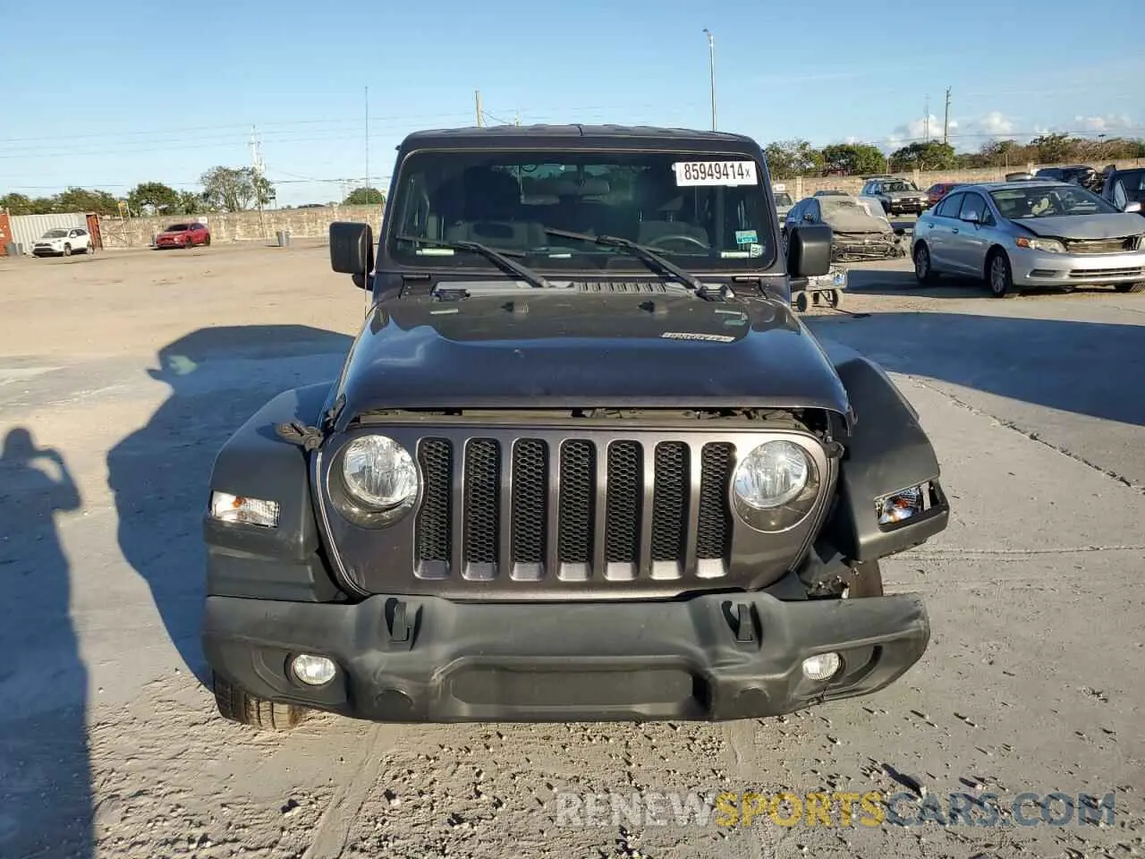 5 Photograph of a damaged car 1C4GJXAG3KW664311 JEEP WRANGLER 2019