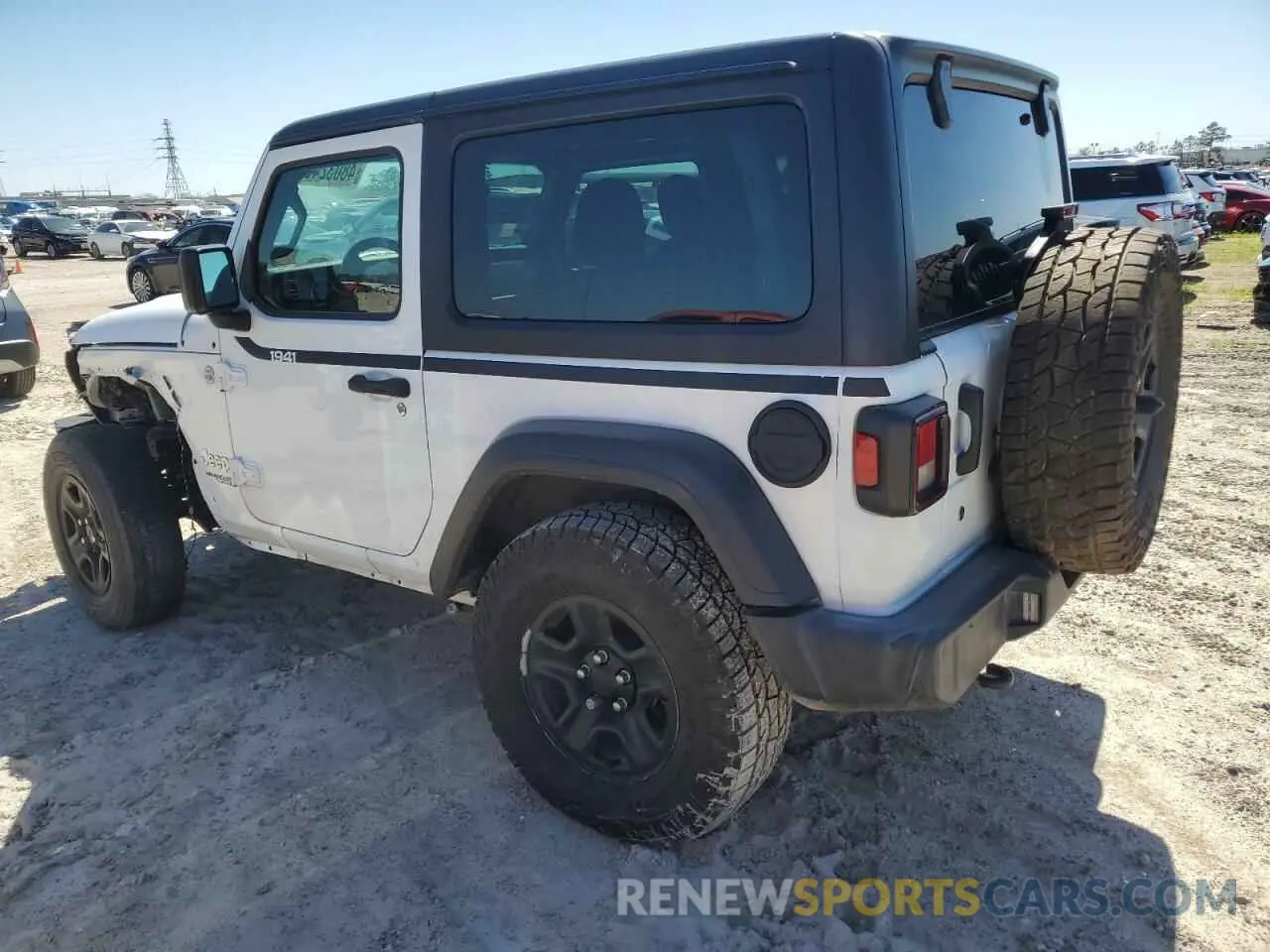 2 Photograph of a damaged car 1C4GJXAG4KW558031 JEEP WRANGLER 2019