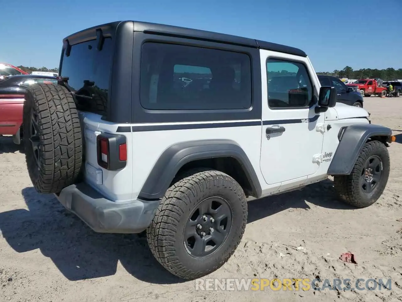 3 Photograph of a damaged car 1C4GJXAG4KW558031 JEEP WRANGLER 2019