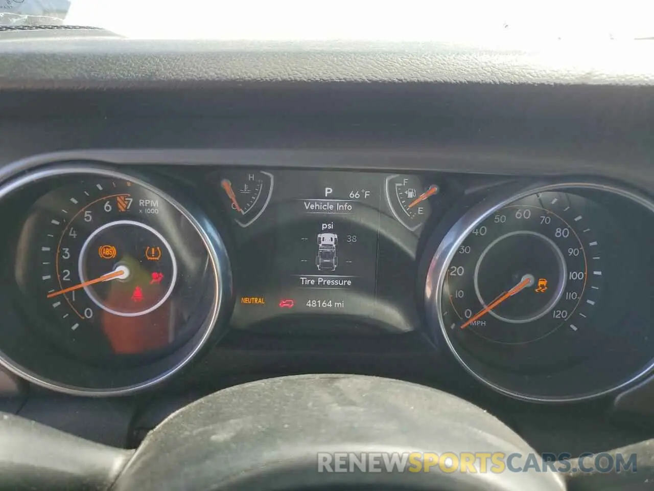 9 Photograph of a damaged car 1C4GJXAG4KW558031 JEEP WRANGLER 2019