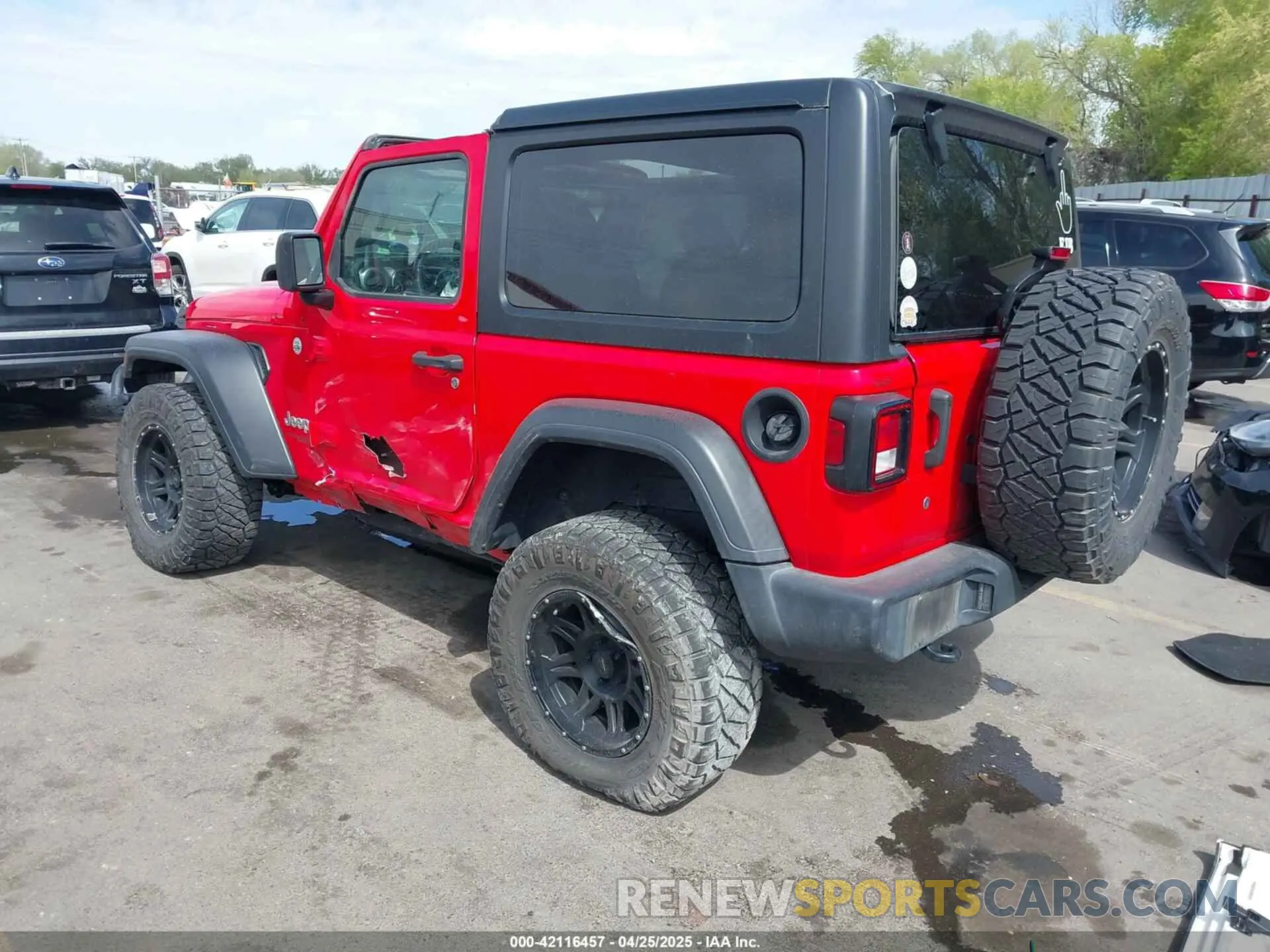 3 Photograph of a damaged car 1C4GJXAG4KW652569 JEEP WRANGLER 2019