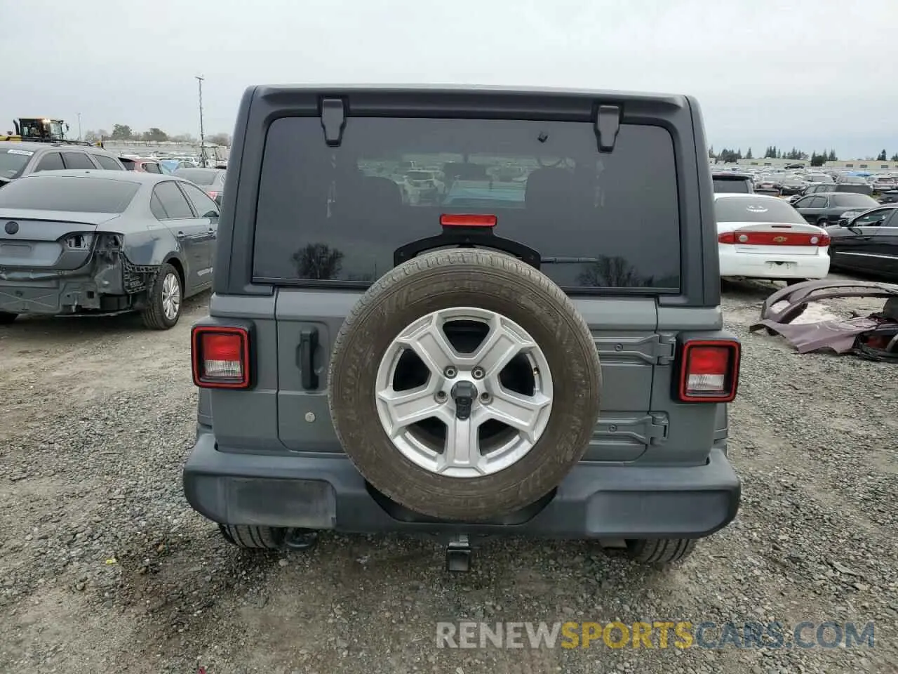 6 Photograph of a damaged car 1C4GJXAG6KW652525 JEEP WRANGLER 2019
