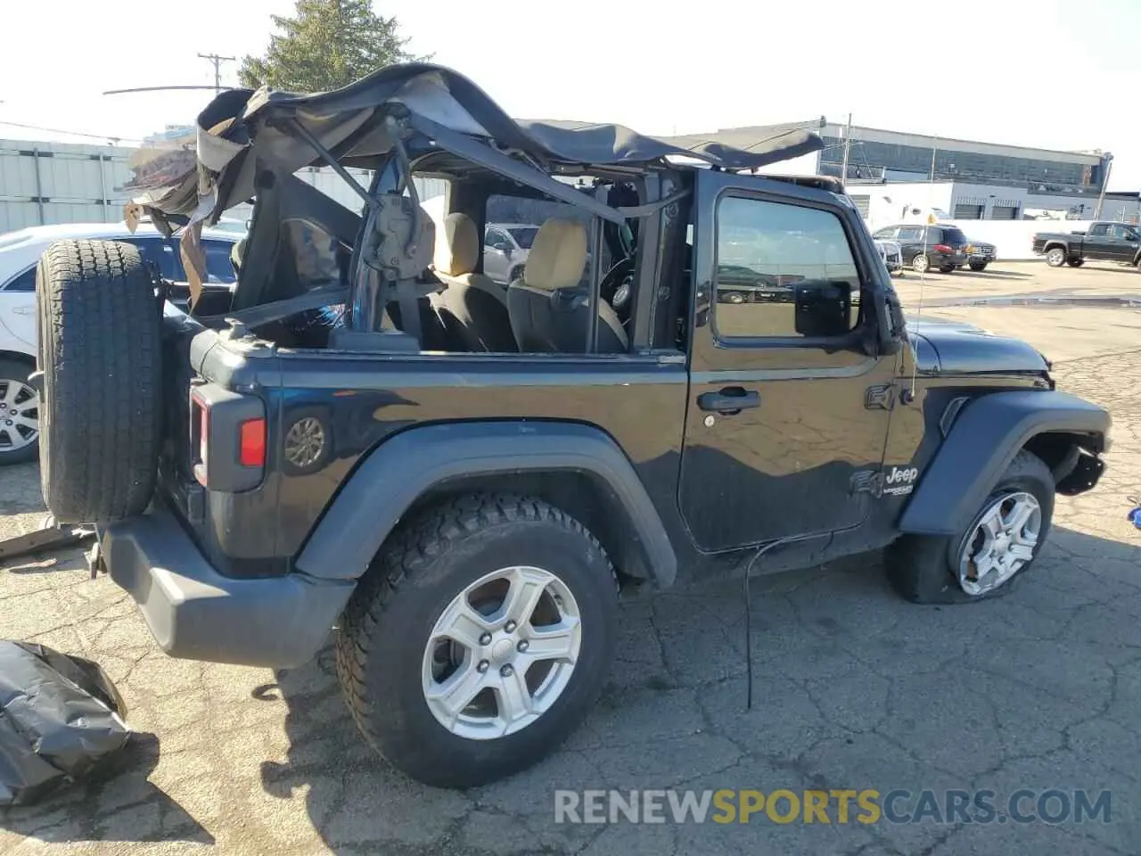3 Photograph of a damaged car 1C4GJXAG9KW609099 JEEP WRANGLER 2019