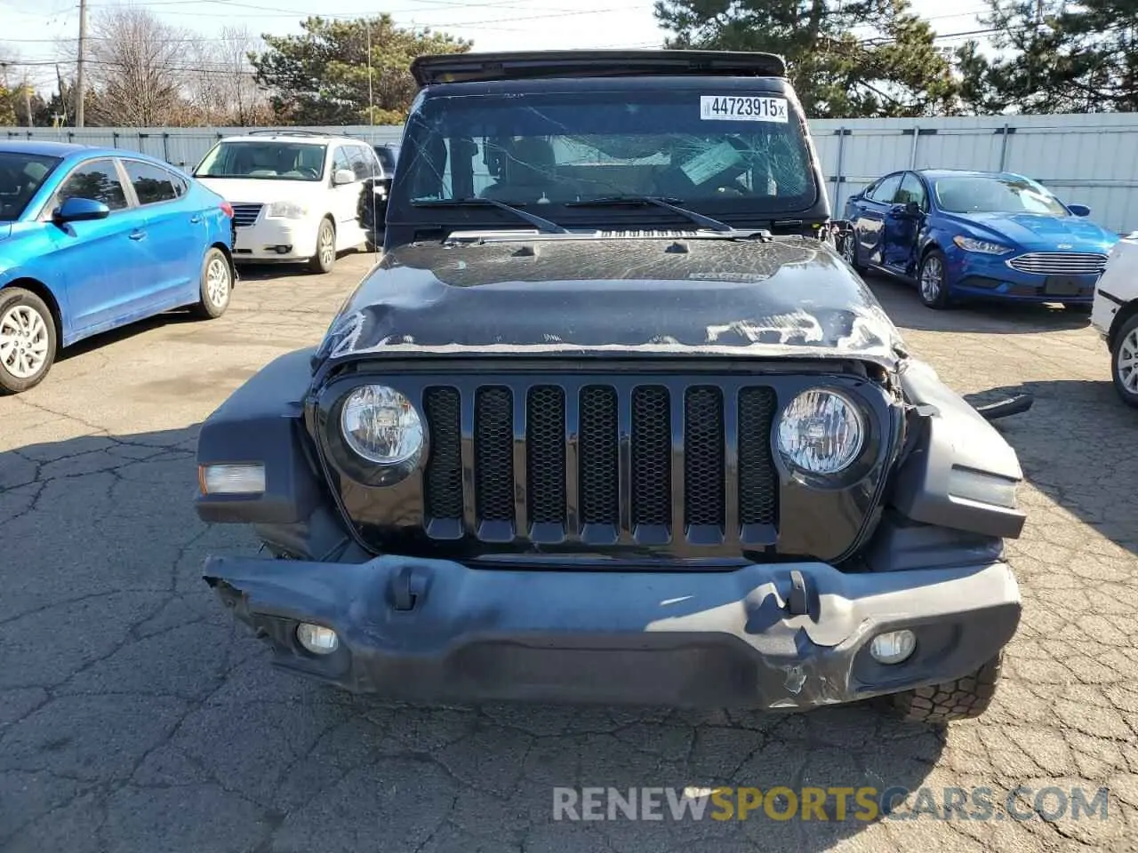 5 Photograph of a damaged car 1C4GJXAG9KW609099 JEEP WRANGLER 2019